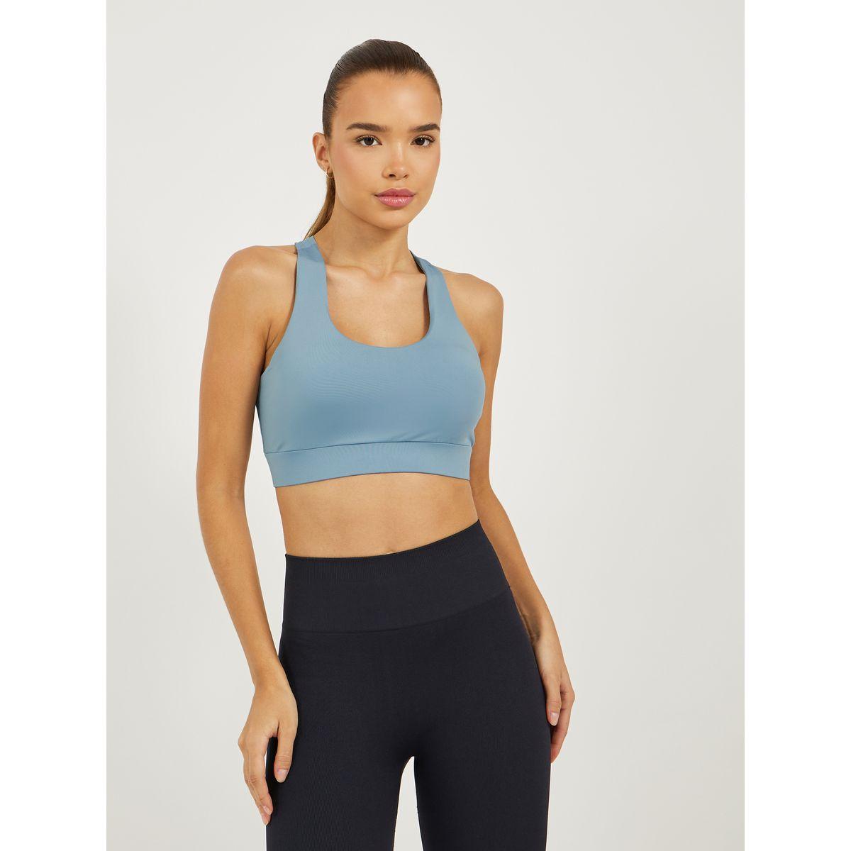 Dual Tear Drop Back Detail Sports Bra-men-clothing-sportswearandactivewear-tshirtsandpolos-image-2