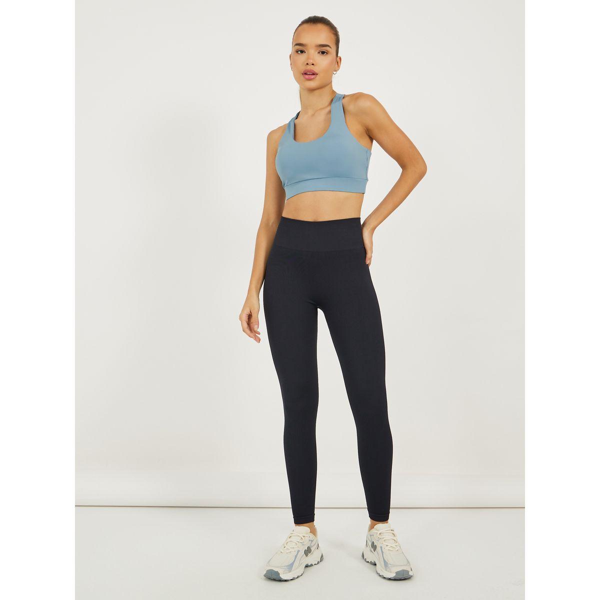 Dual Tear Drop Back Detail Sports Bra-men-clothing-sportswearandactivewear-tshirtsandpolos-image-3