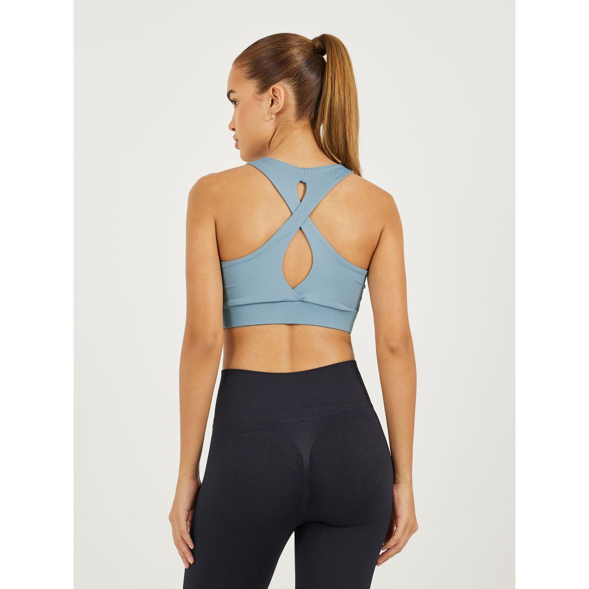 Dual Tear Drop Back Detail Sports Bra-men-clothing-sportswearandactivewear-tshirtsandpolos-image-5