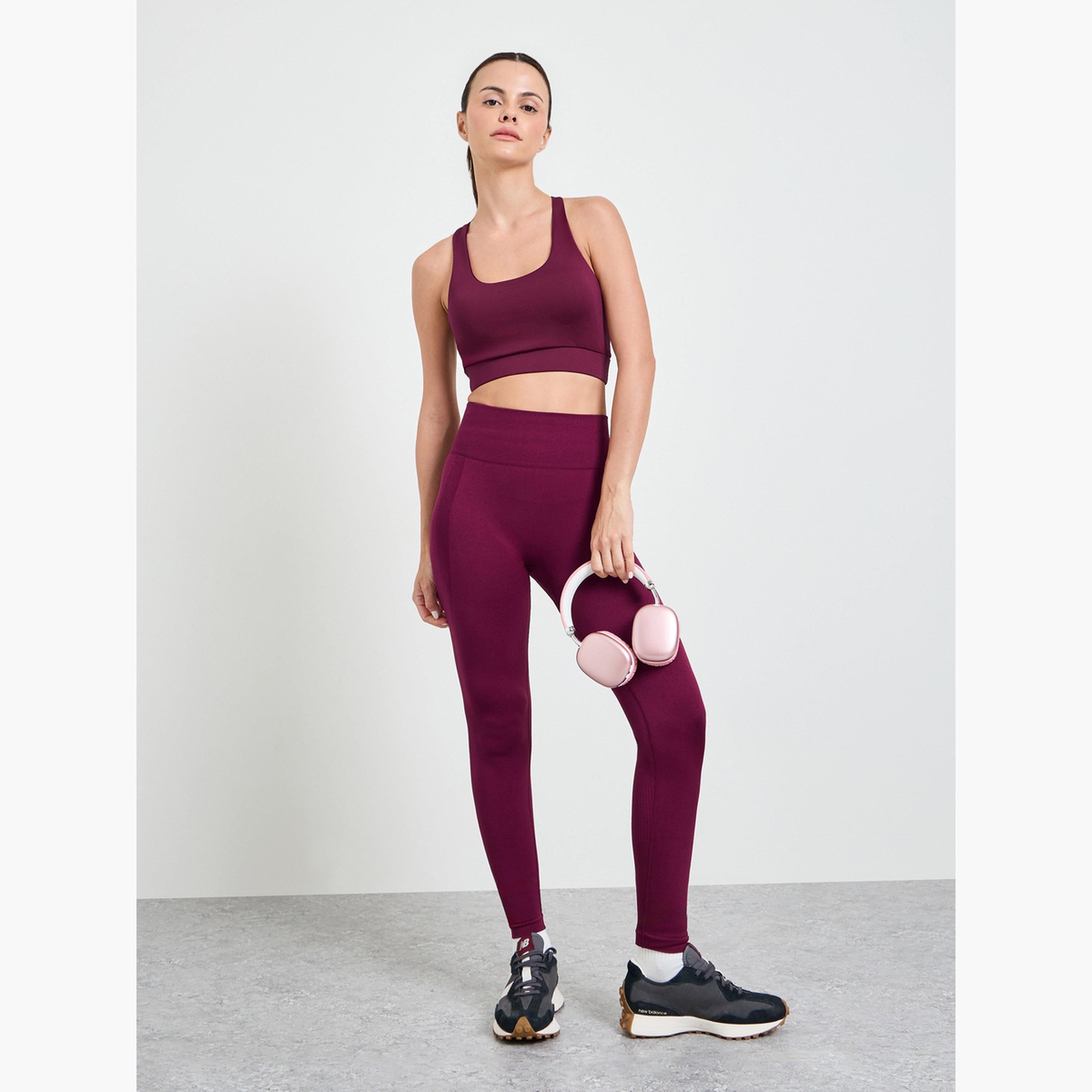 Styli Dual Tear Drop Back Detail Sports Bra-women-clothing-sportswearandactivewear-sportsbras-image-2