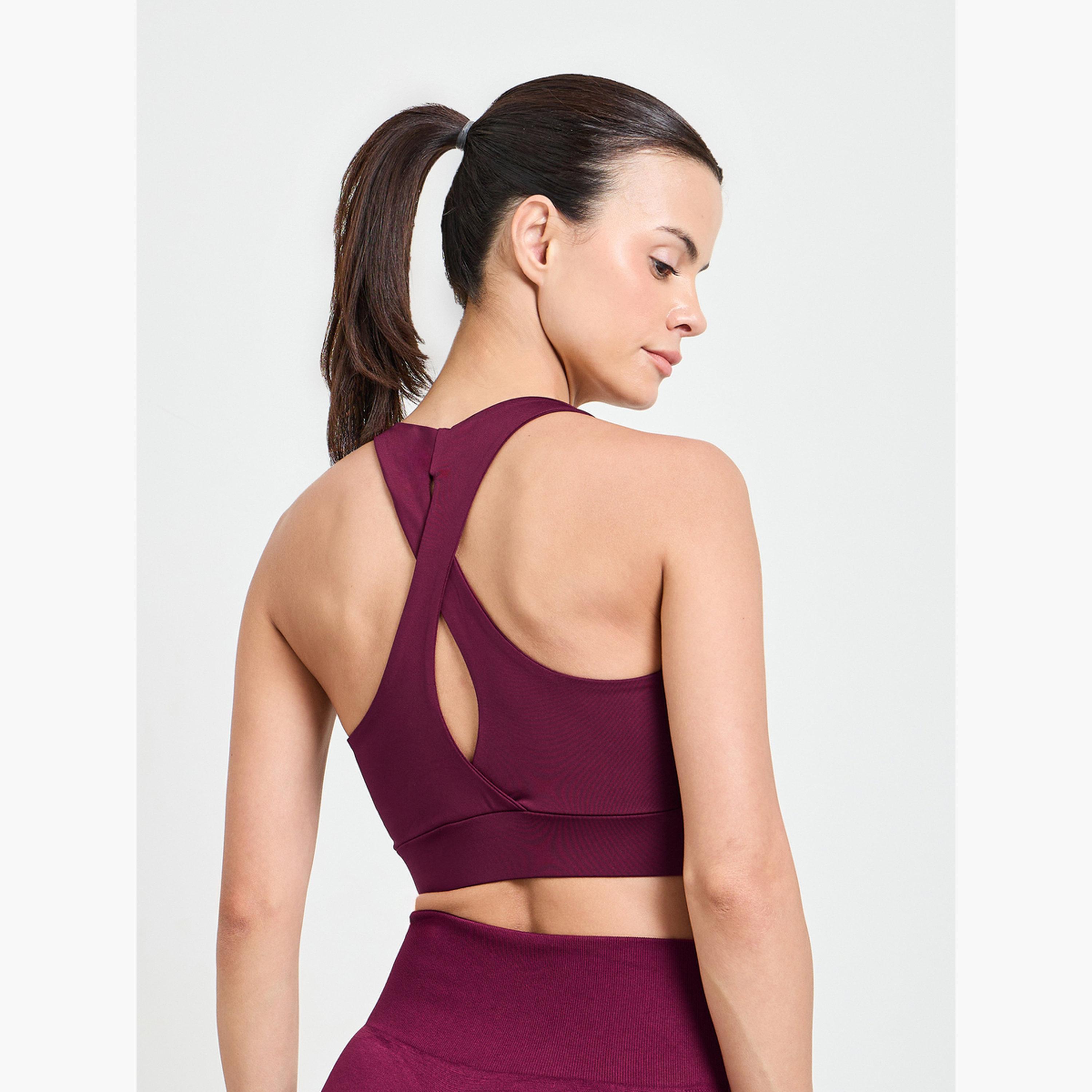 Styli Dual Tear Drop Back Detail Sports Bra-women-clothing-sportswearandactivewear-sportsbras-image-3