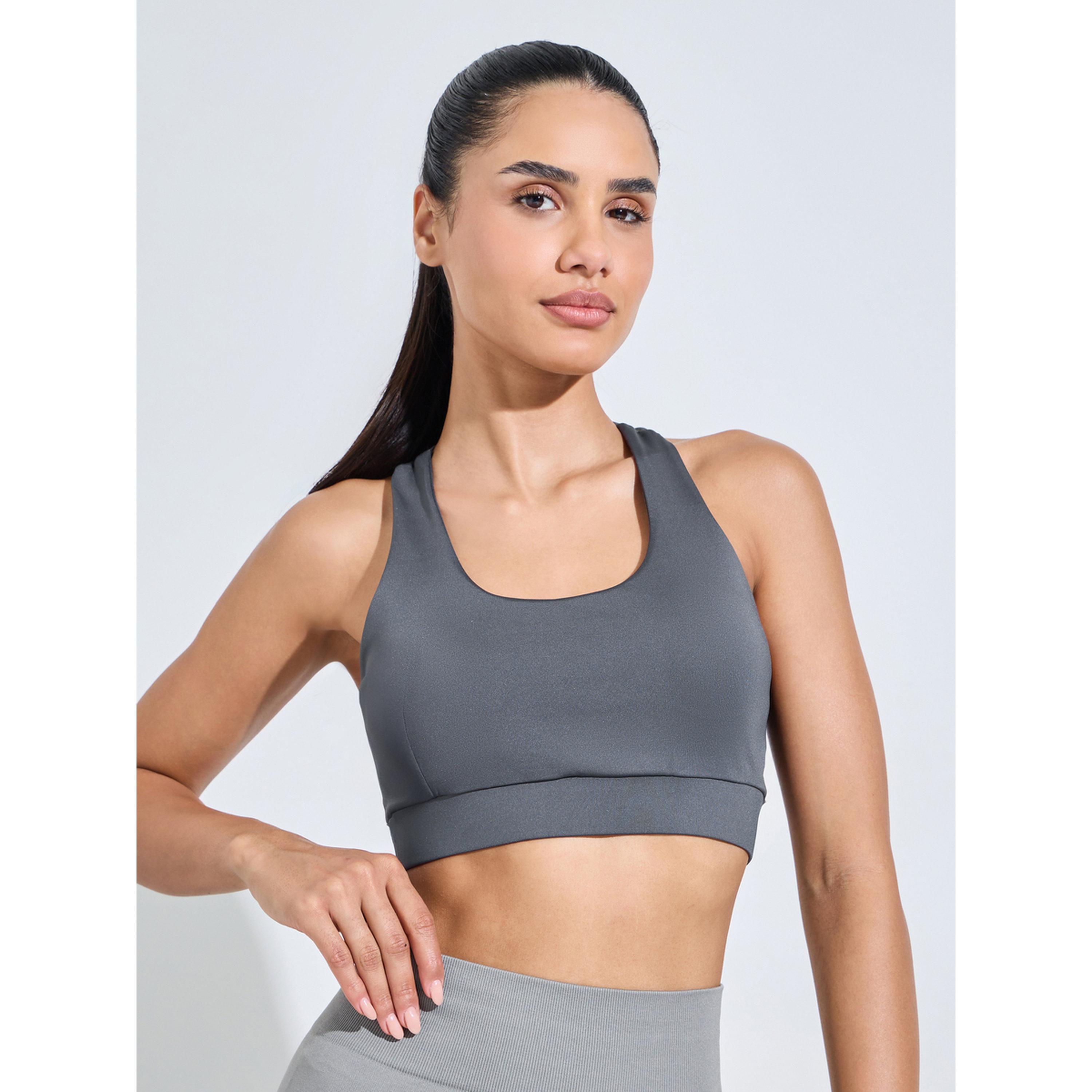 Styli Dual Tear Drop Back Detail Sports Bra-women-clothing-sportswearandactivewear-sportsbras-image-1