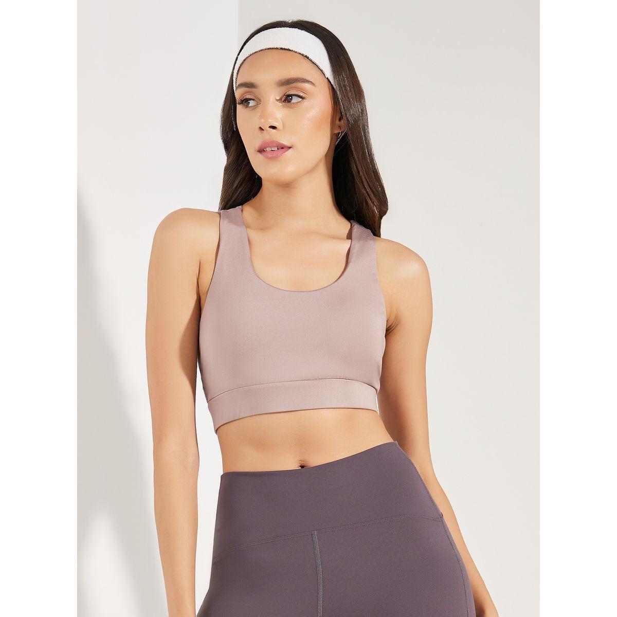 Styli Active Dual Tear Drop Back Detail Sports Bra-women-clothing-sportswearandactivewear-sportsbras-image-1