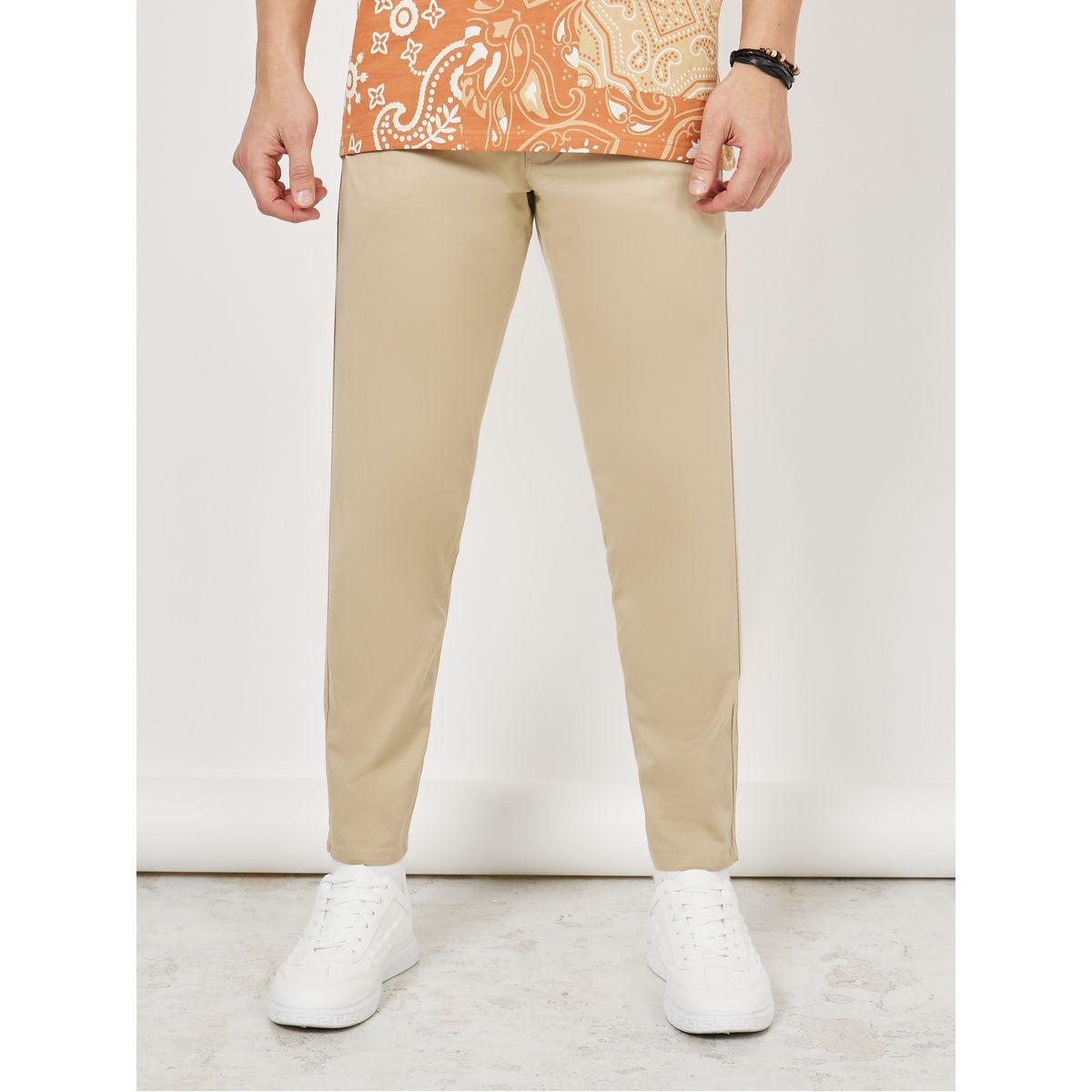 Styli Solid Slim Fit Stretch Cotton Twill Comfort Chinos-men-clothing-bottoms-trousersandchinos-chinos-image-1