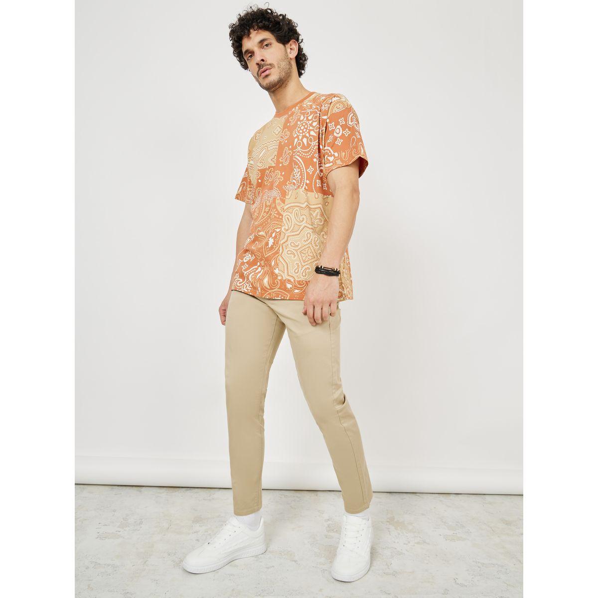 Styli Solid Slim Fit Stretch Cotton Twill Comfort Chinos-men-clothing-bottoms-trousersandchinos-chinos-image-2