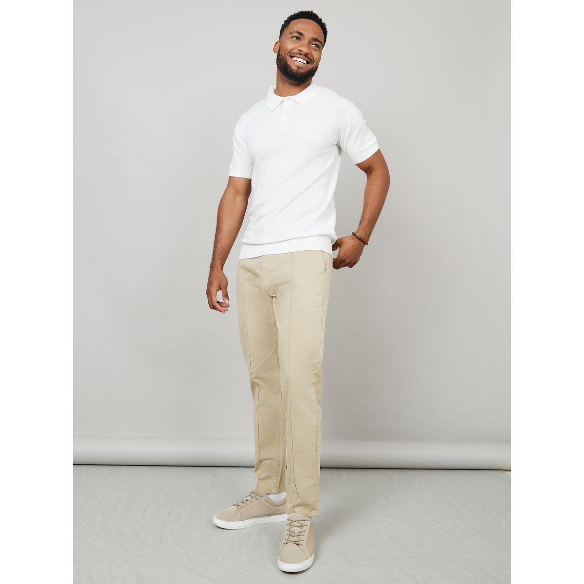 Styli Front Pintuck Detail Skinny Stretch Cotton Twill Chinos-men-clothing-bottoms-trousersandchinos-chinos-image-2