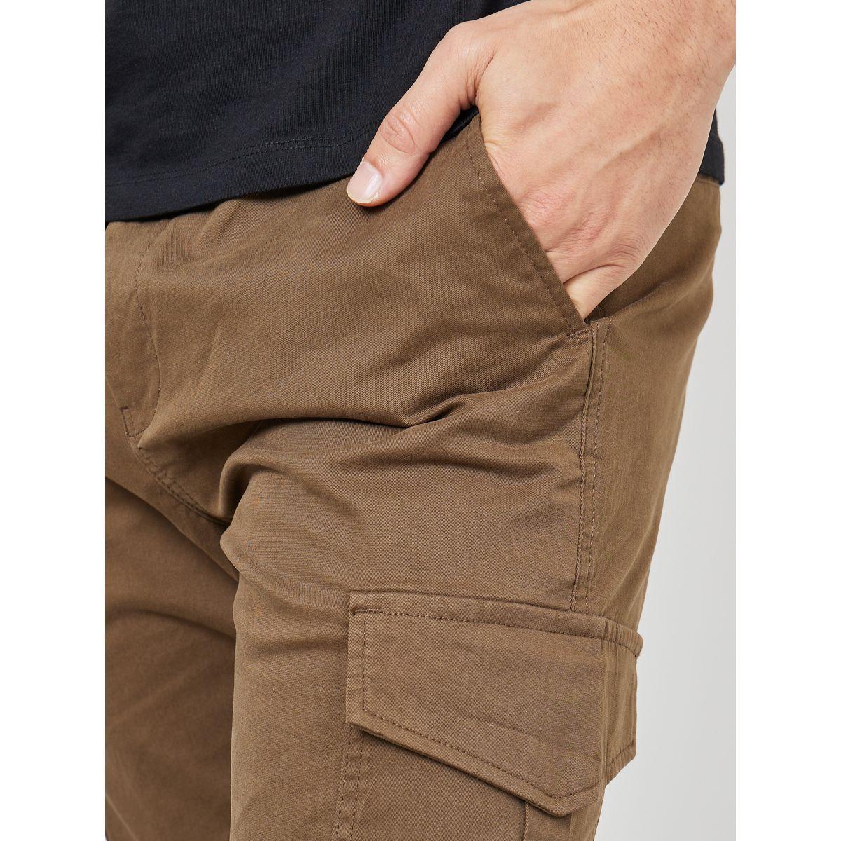 Styli Cotton Cargo Pocket Detail Jogger with Elasticated Cuff-men-clothing-bottoms-joggers-image-3