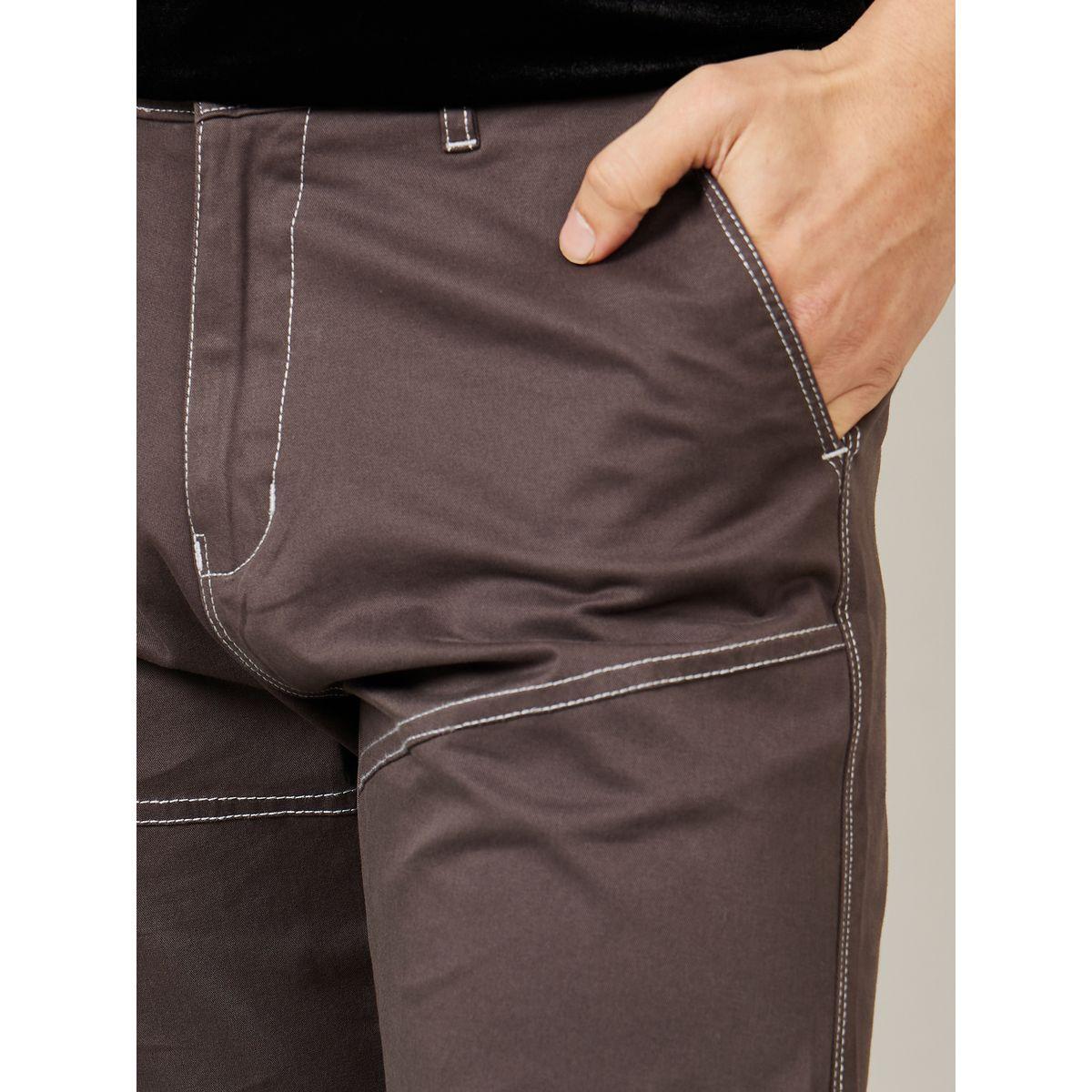 Styli Contrast Stitch Detail Cotton Twill Relaxed Fit Chino-men-clothing-bottoms-trousersandchinos-chinos-image-3