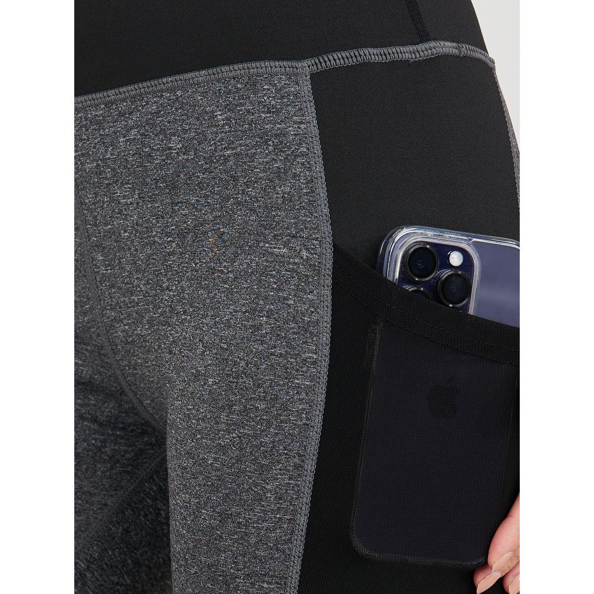 Styli Active Mesh Pocket Detail Waist & Side Panel Colorblock Active Leggings-women-clothing-sportswearandactivewear-bottoms-image-4