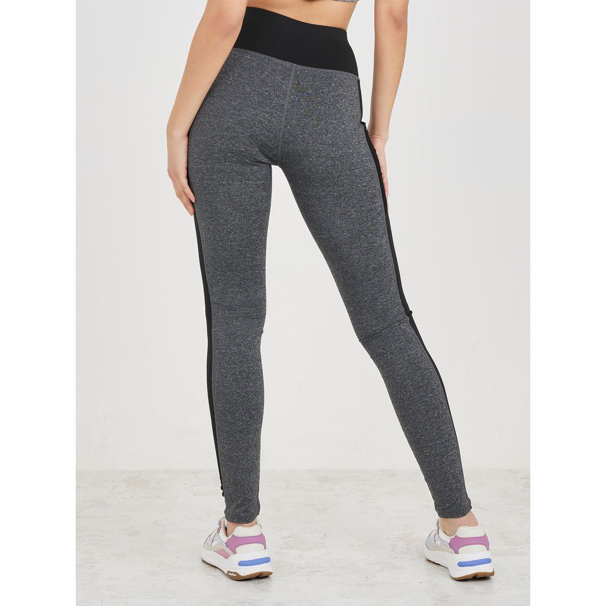 Styli Active Mesh Pocket Detail Waist & Side Panel Colorblock Active Leggings-women-clothing-sportswearandactivewear-bottoms-image-5