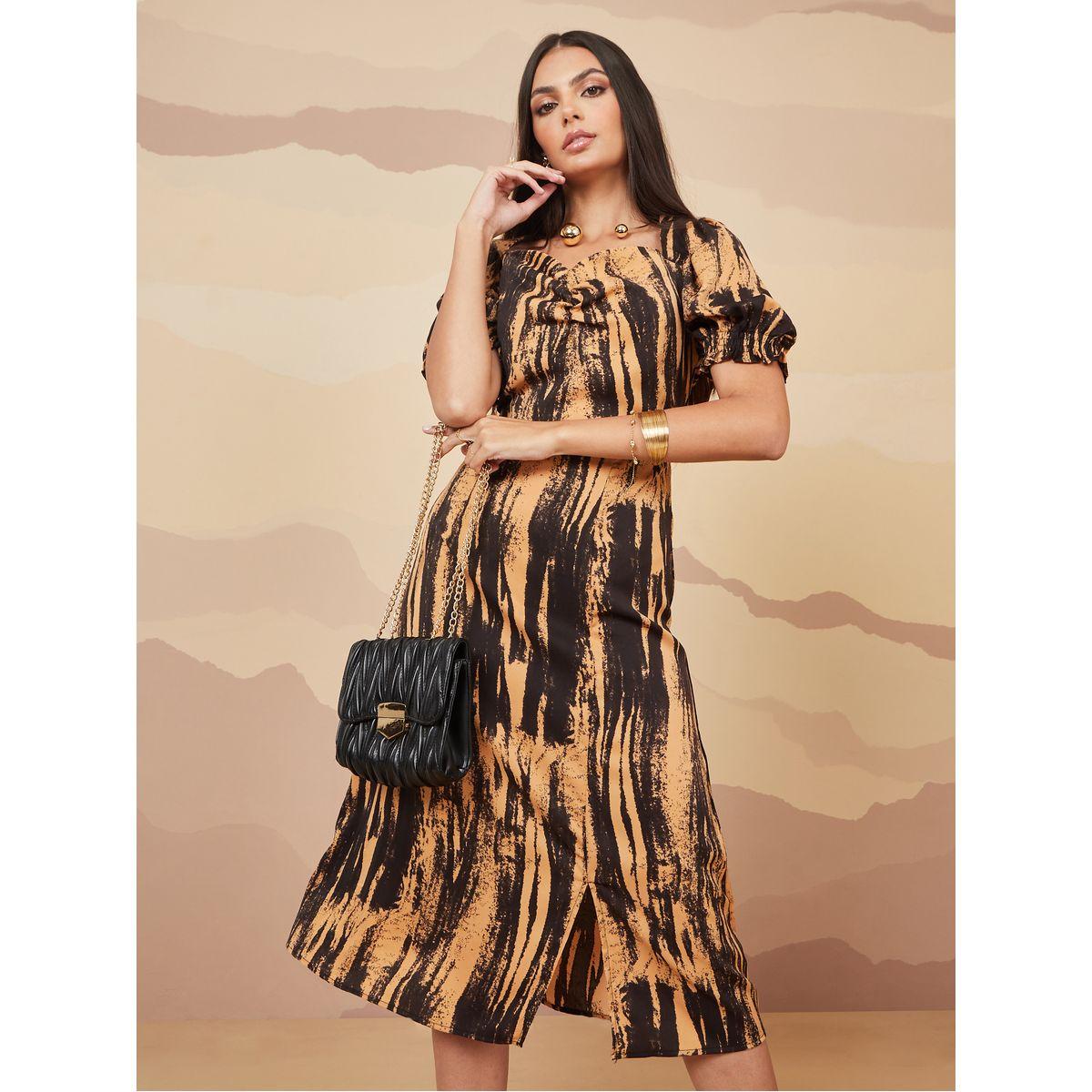 فستان ميدي مطبع بالكامل-women-clothing-dresses-image-1
