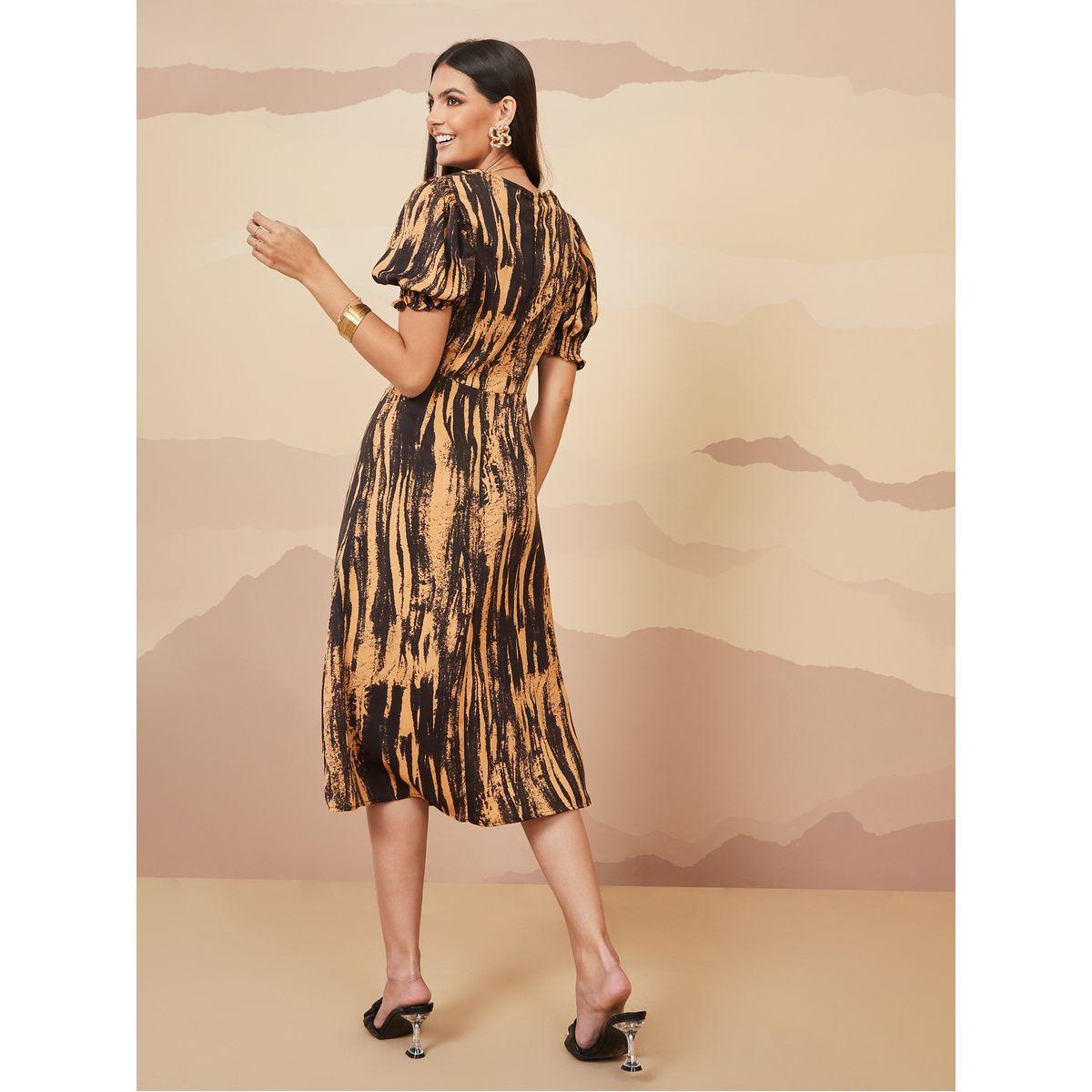 Styli All Over Print A-Line Midi Dress-women-clothing-dresses-image-4