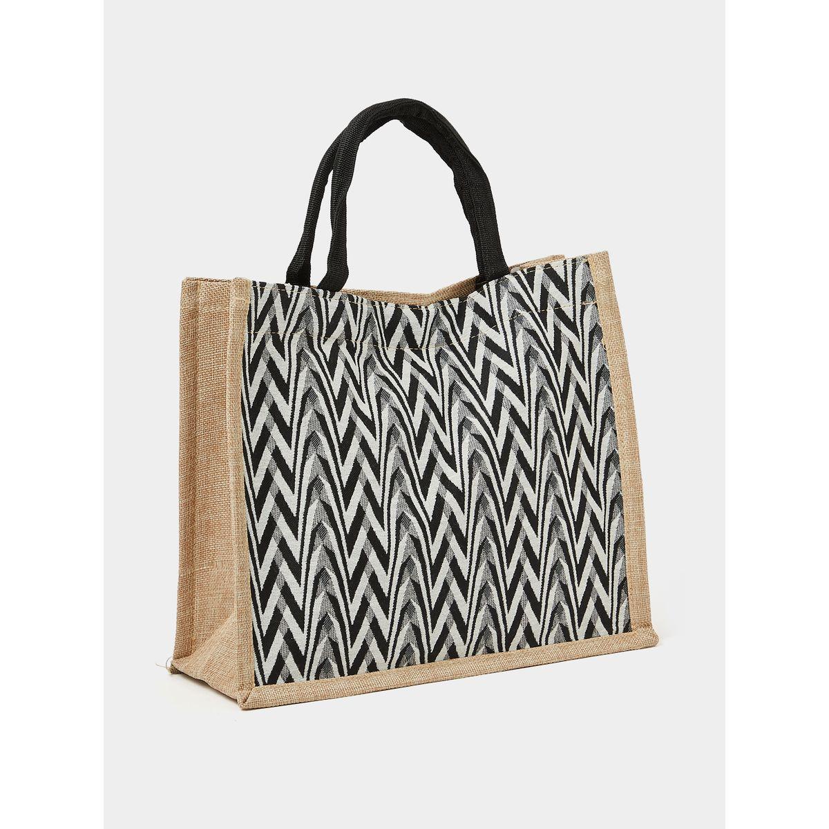 Styli Patterned Front Shopper Bag-women-bagsandwallets-handbags-image-1
