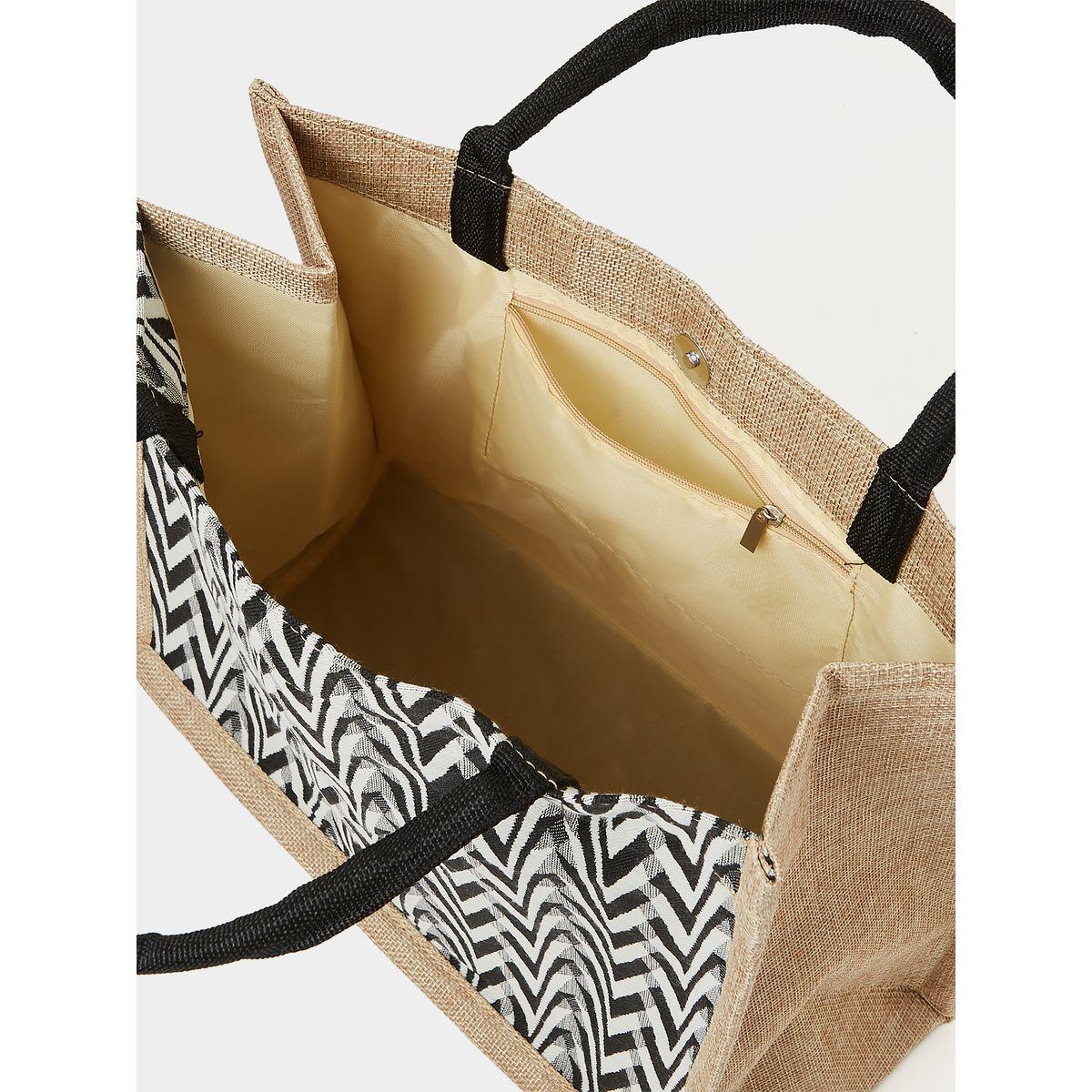 Styli Patterned Front Shopper Bag-women-bagsandwallets-handbags-image-3