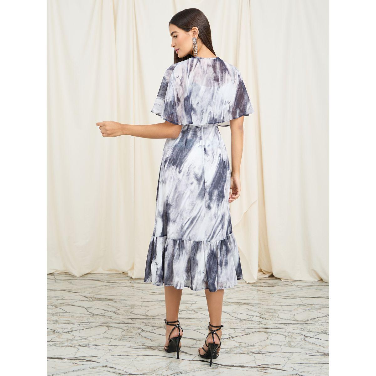 Styli Overlay Marble Print A-Line Midi Dress-women-clothing-dresses-image-5