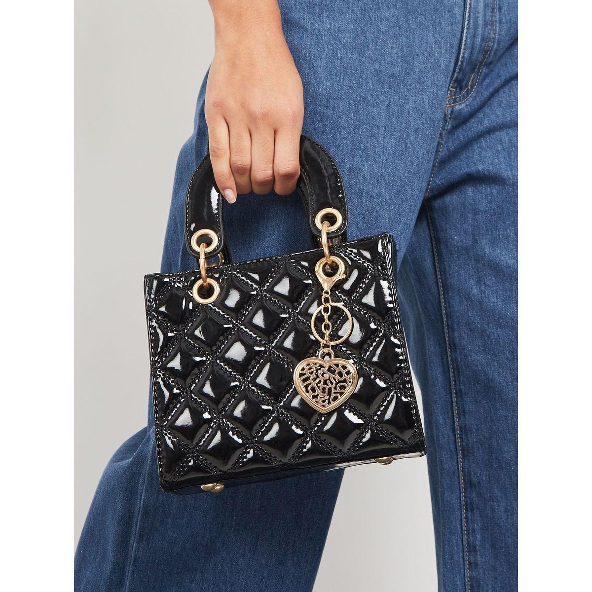 Styli Quilted Handbag with Chain Strap-women-bagsandwallets-handbags-image-2