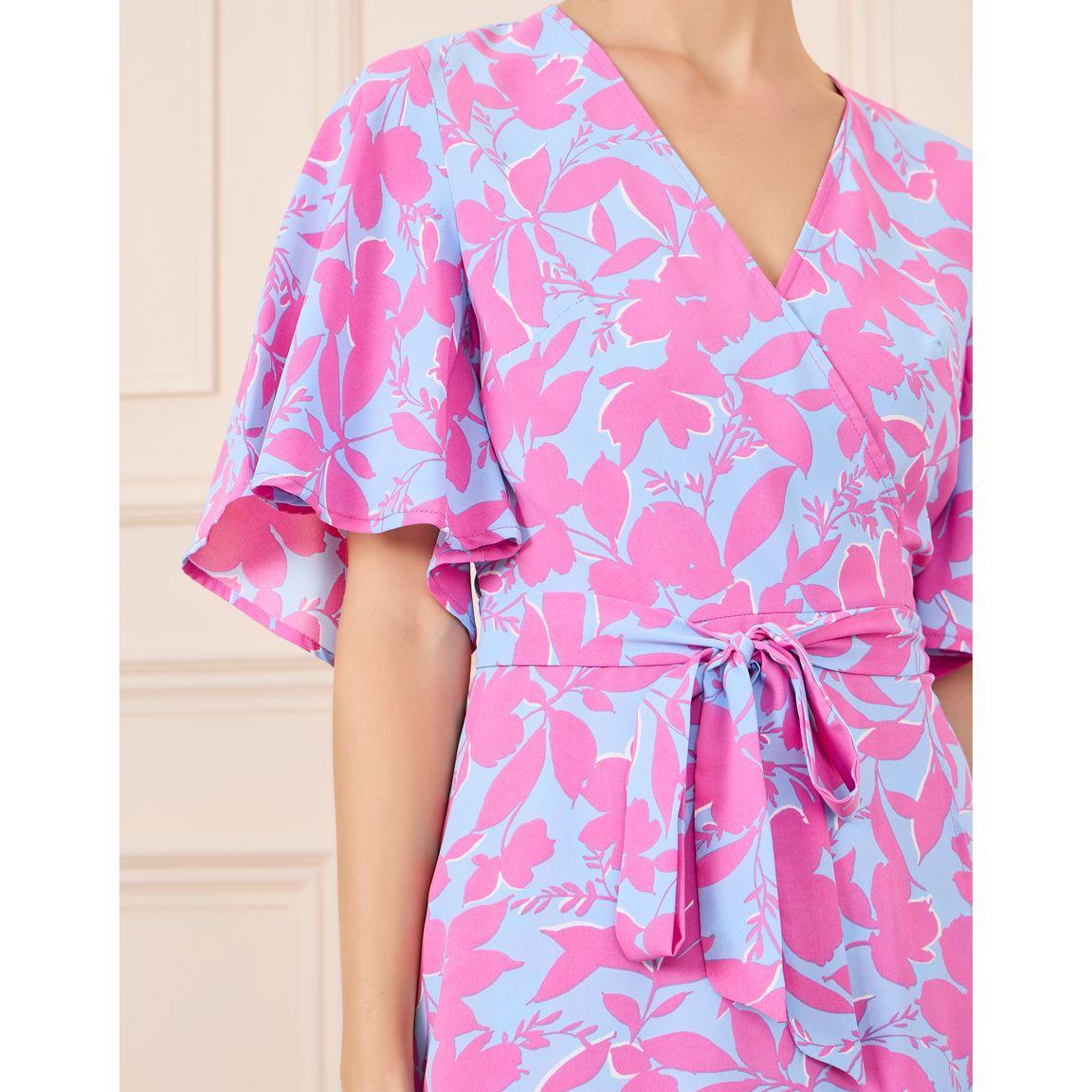 فستان ميدي مطبع بطبعة زهور-women-clothing-dresses-image-3