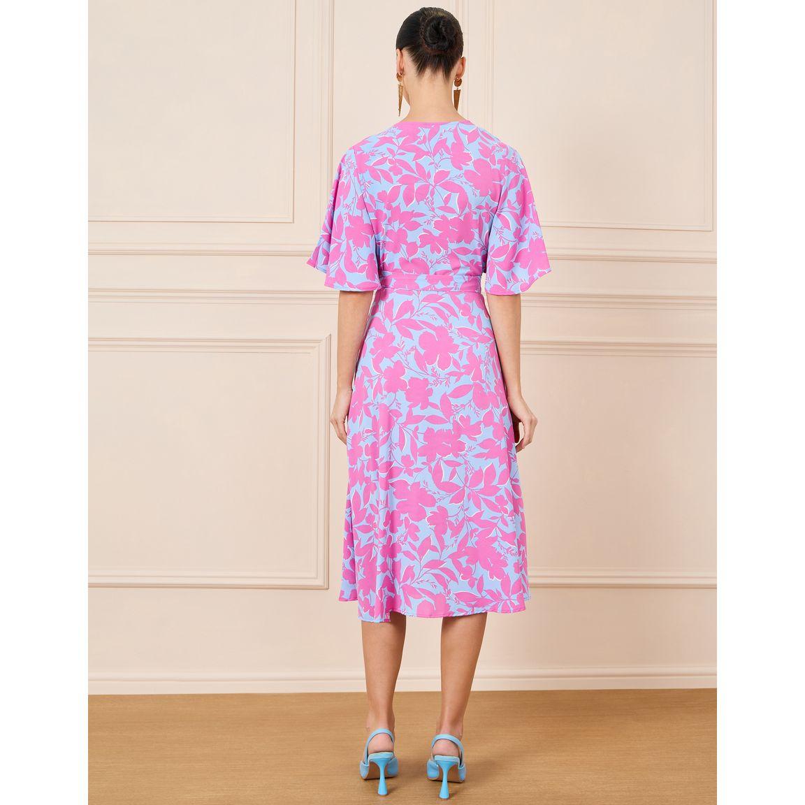 Styli Floral Print A-Line Wrap Midi Dress-women-clothing-dresses-image-4
