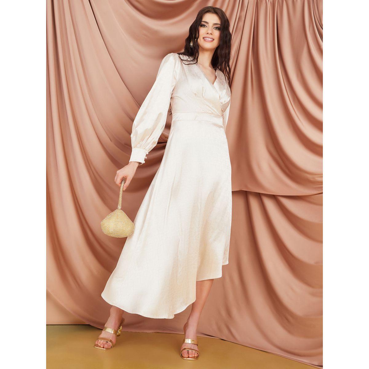 Styli Asymmetric Hem Satin A-Line Maxi Dress-women-clothing-dresses-image-1