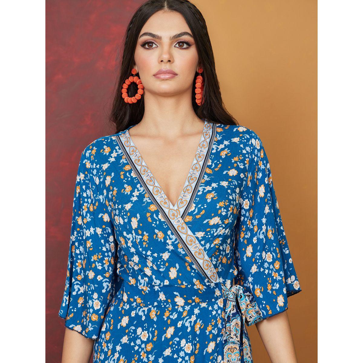 Styli Bohemian Print Wrap Midi Dress-women-clothing-dresses-image-3