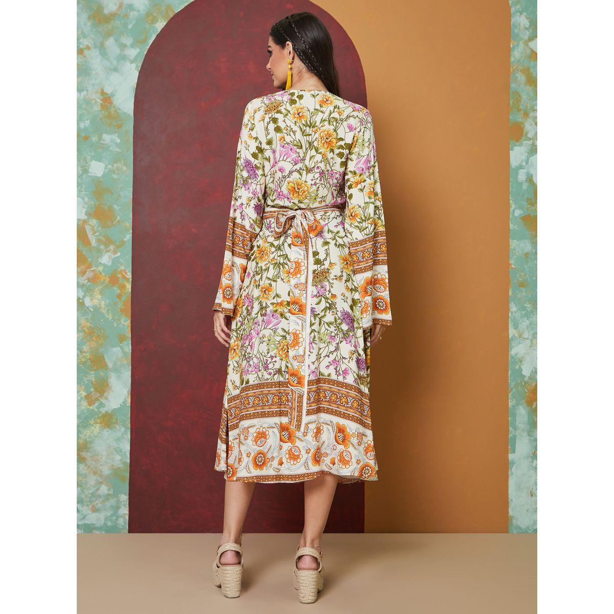Styli Floral Print Wrap Midi Dress-women-clothing-dresses-image-4