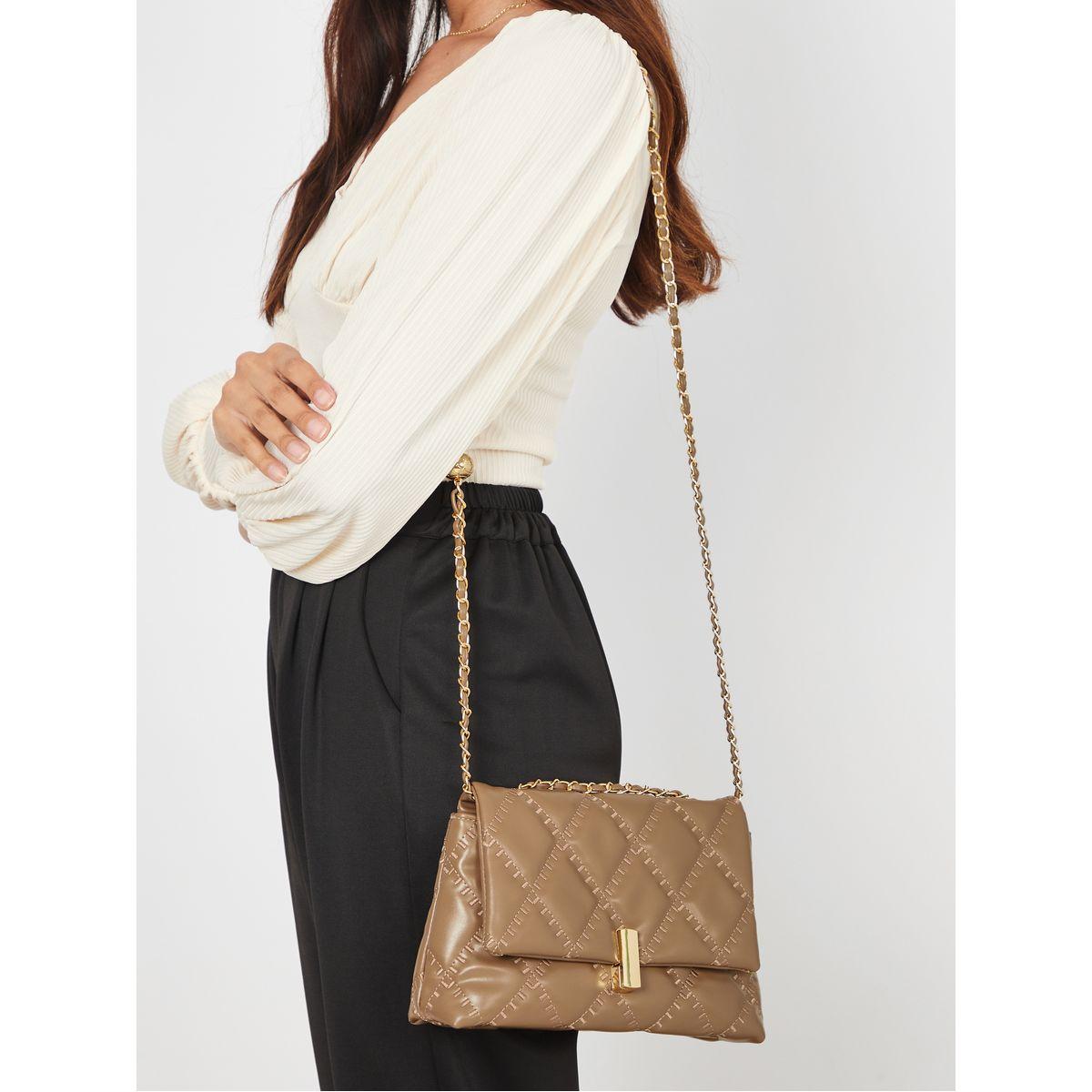 Styli Braided Strap Stitch Detail Satchel Bag-women-bagsandwallets-handbags-image-3