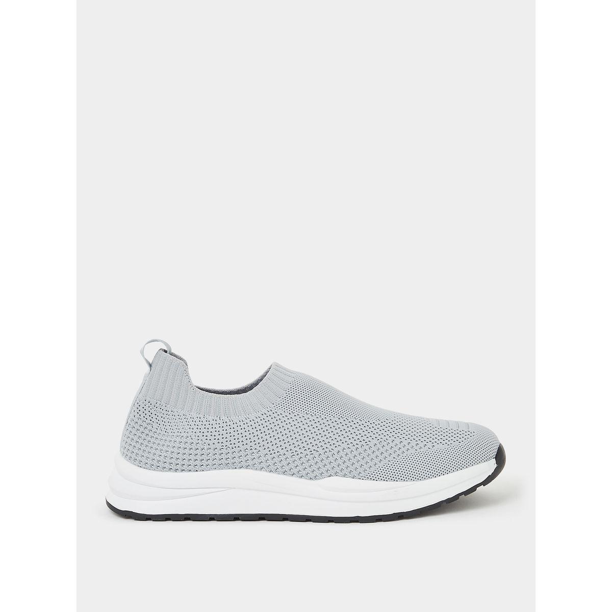 Styli Solid Knit with Pull Tab Sneakers-men-shoes-sneakers-image-1