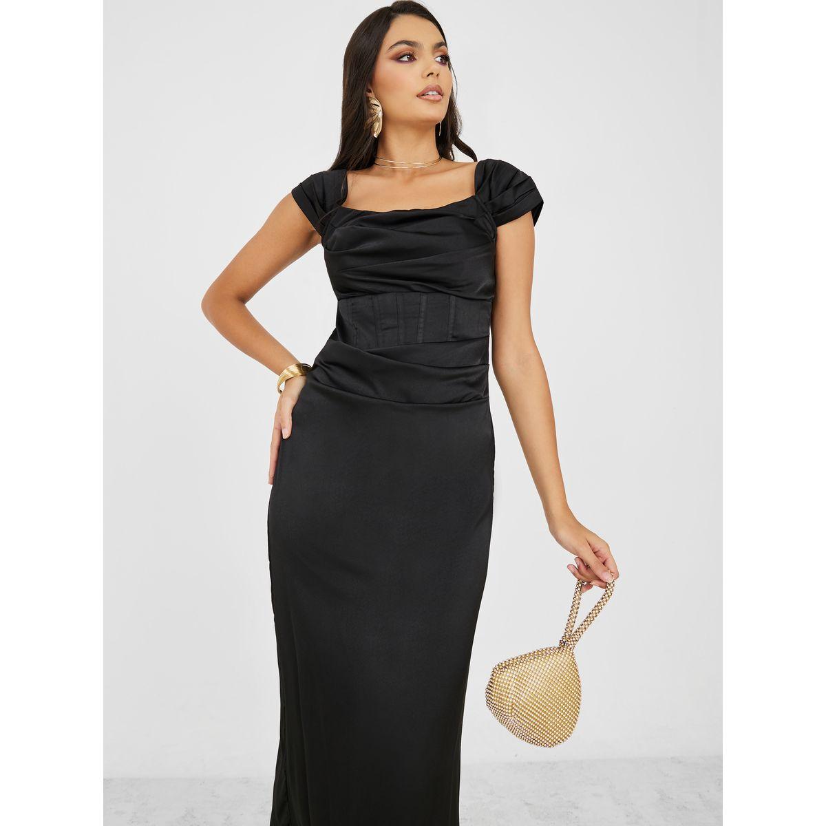 فستان طويل بياقة واسعة-women-clothing-dresses-image-2