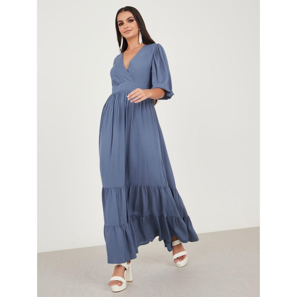 Styli Viscose Tiered Maxi Dress-women-clothing-dresses-image-1
