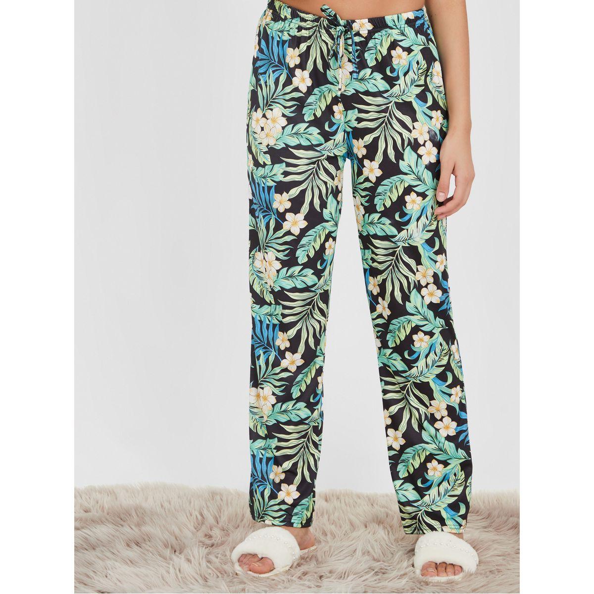 طقم بيجاما من ( تيشيرت + بنطال )-women-clothing-nightwear-pyjamas-longsets-image-4