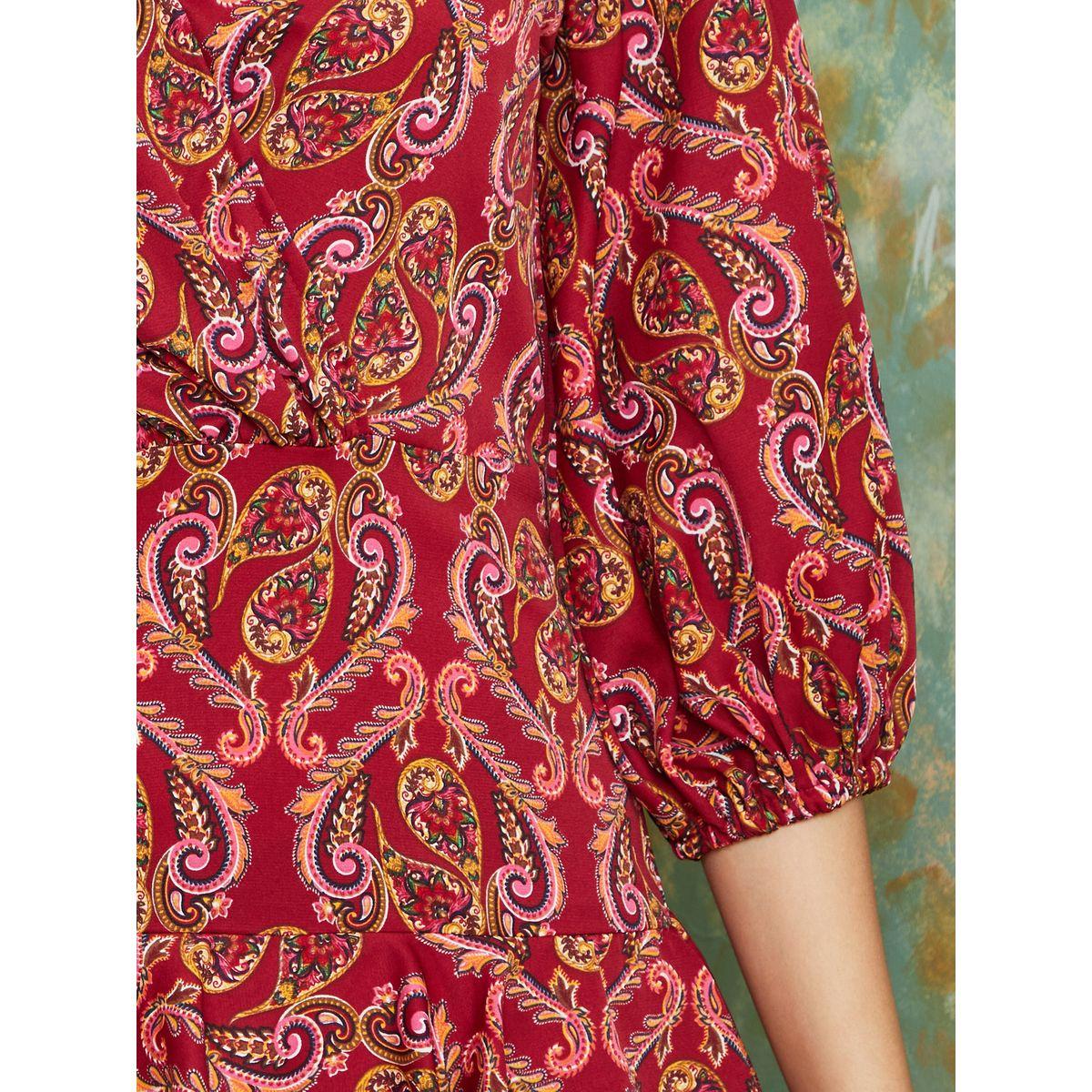 Styli Paisley Print Tiered Maxi Dress-women-clothing-dresses-image-3