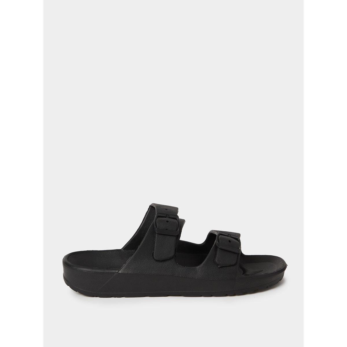 Styli Double Strap Buckle Detail Slides-men-shoes-flipflopsandslides-image-1