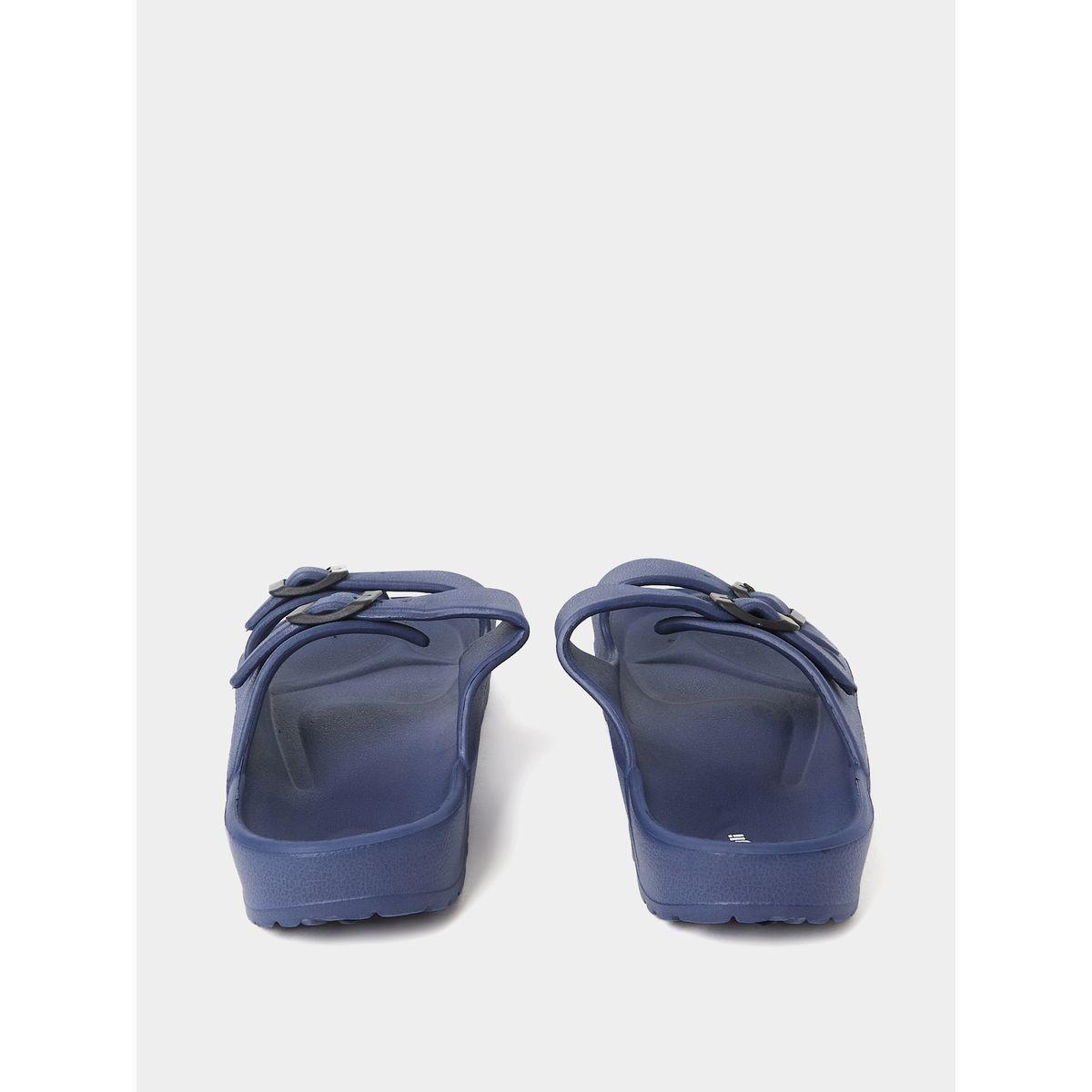 Styli Double Strap Buckle Detail Slides-men-shoes-flipflopsandslides-image-3