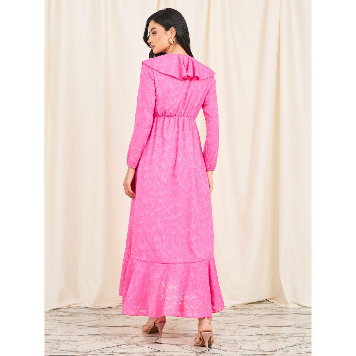 فستان طويل بتفاصيل كشكش-women-clothing-dresses-image-4