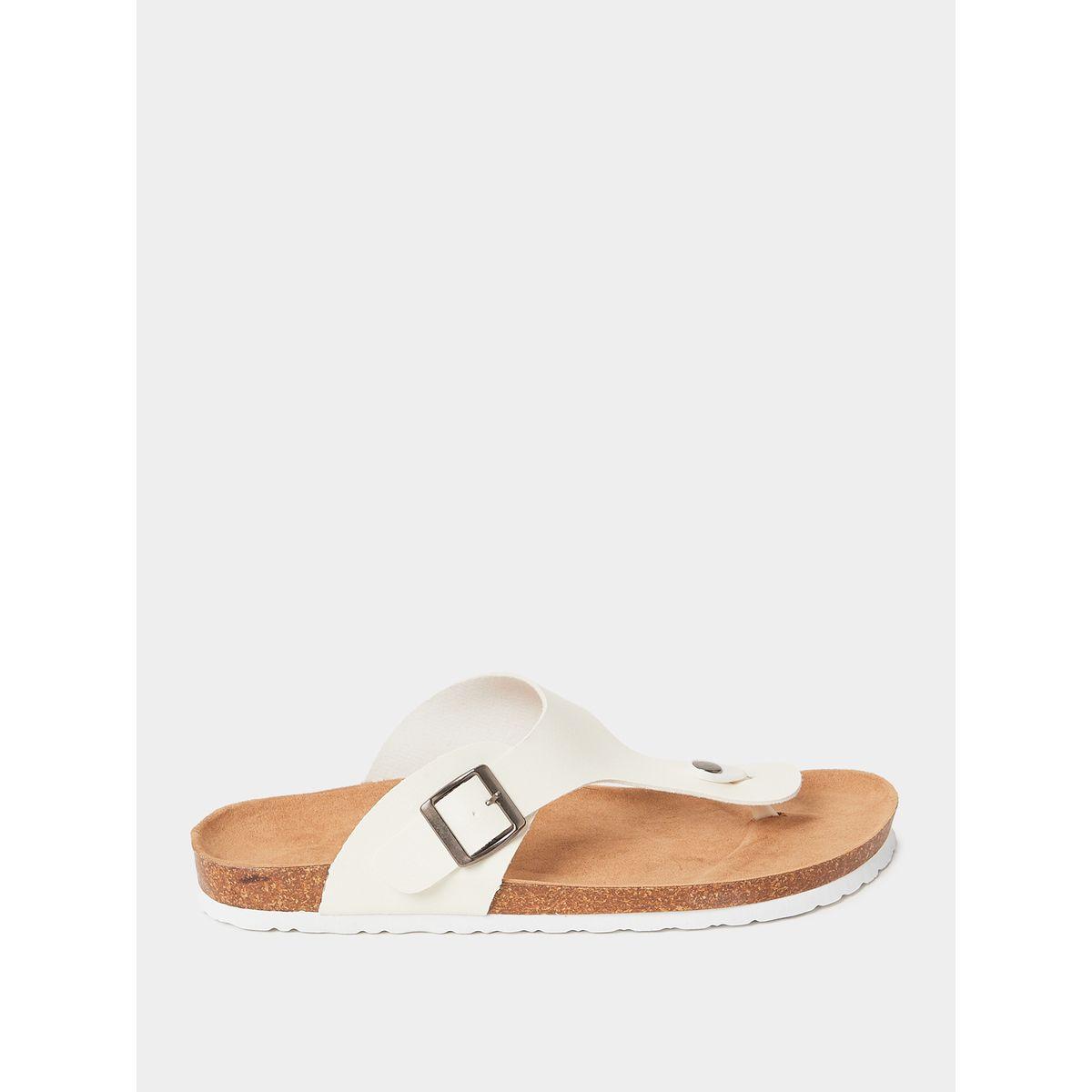 Styli Thong Buckle Detail Slip On Sandals-men-shoes-sandals-image-1