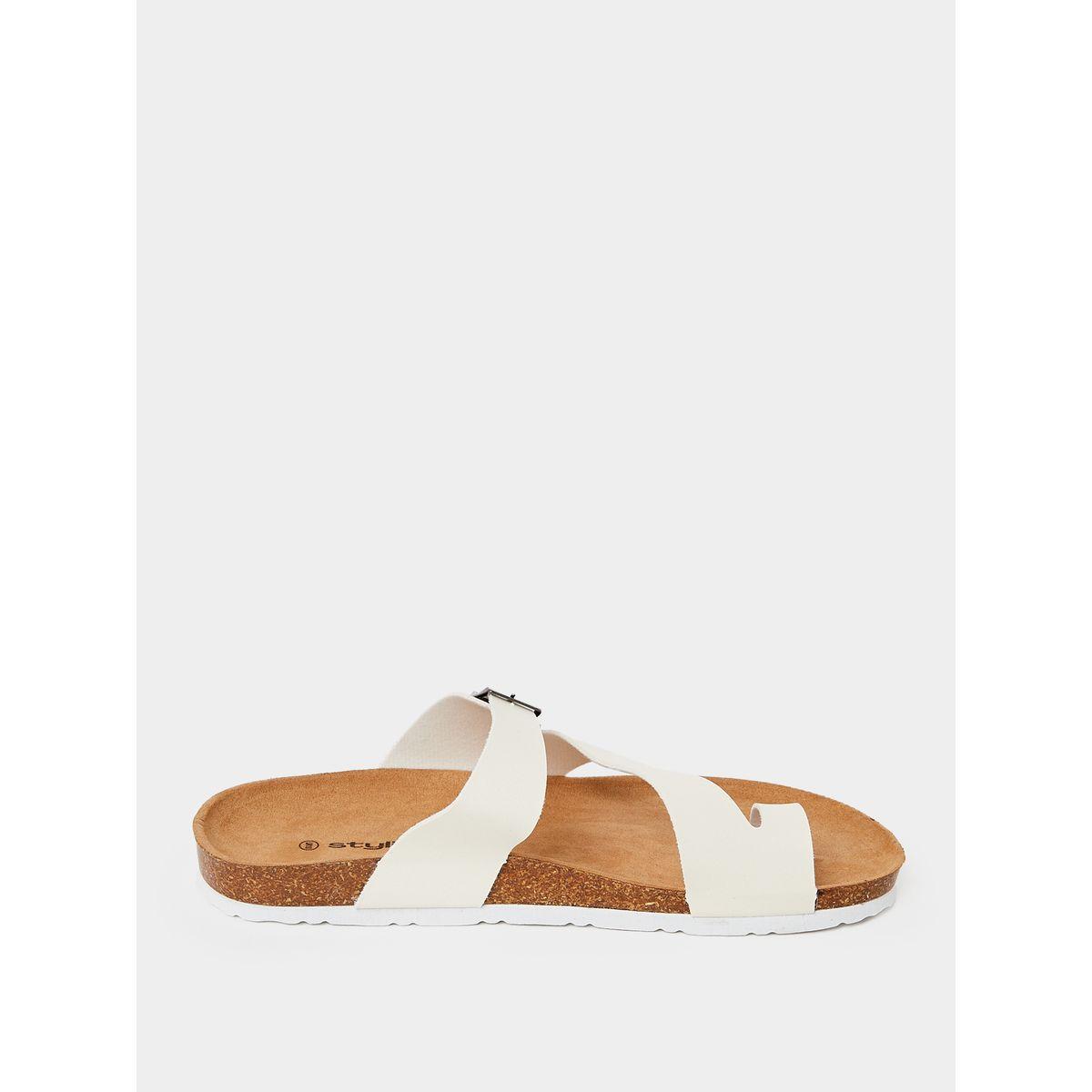 Styli Buckle Toe Loop Metal Pin Detail Sandals-men-shoes-flipflopsandslides-image-1