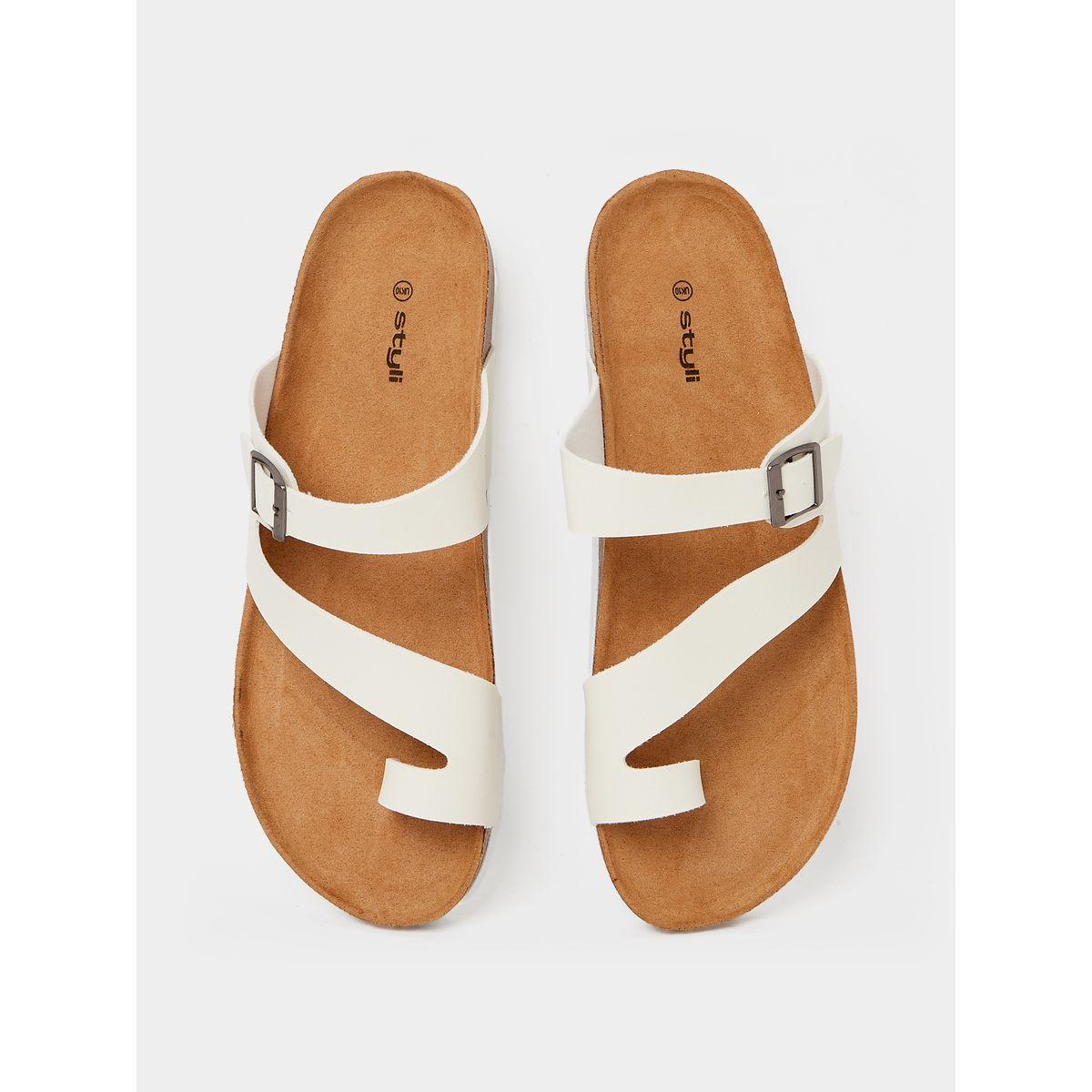 Styli Buckle Toe Loop Metal Pin Detail Sandals-men-shoes-flipflopsandslides-image-5
