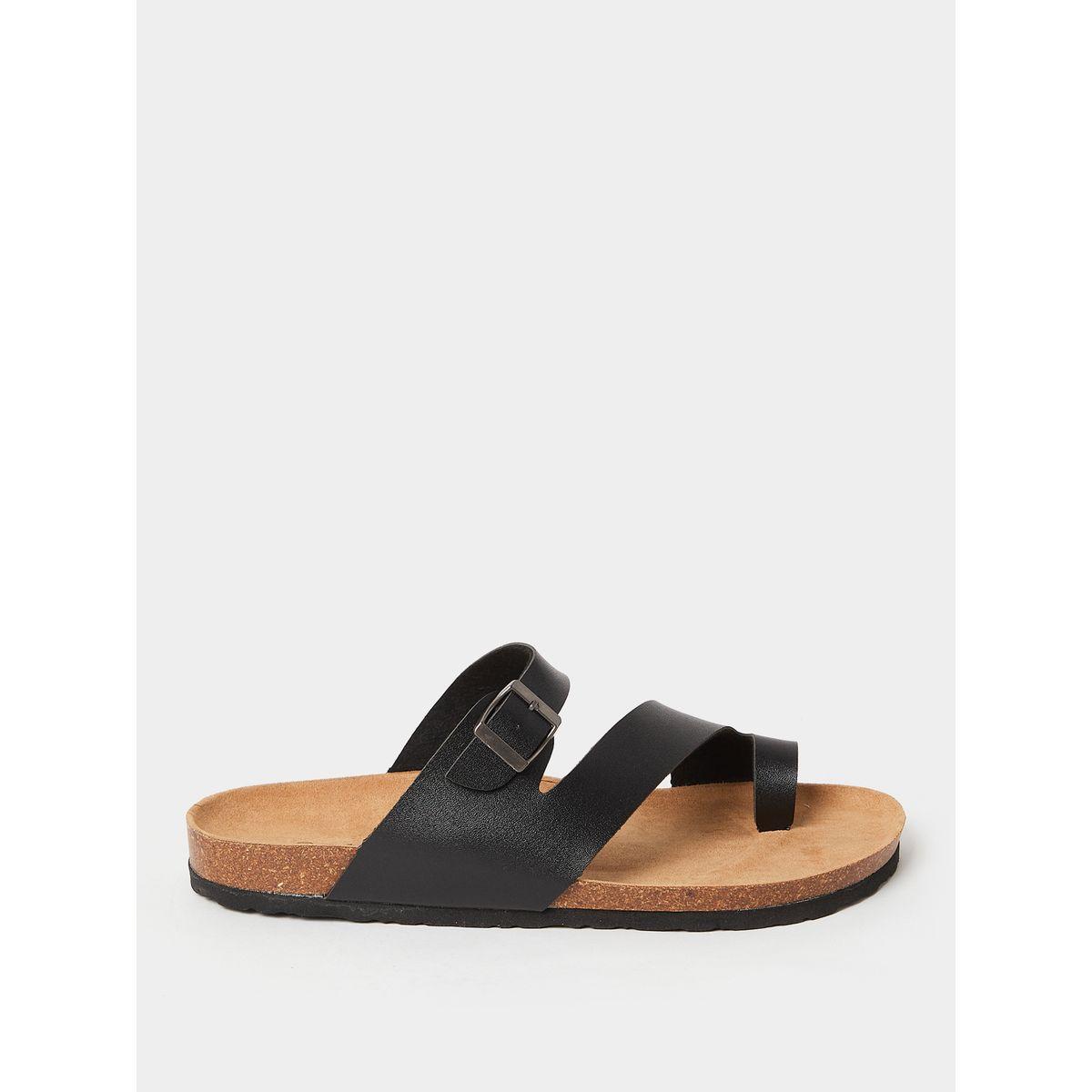 Styli Buckle Toe Loop Metal Pin Detail Sandals-men-shoes-sandals-image-1
