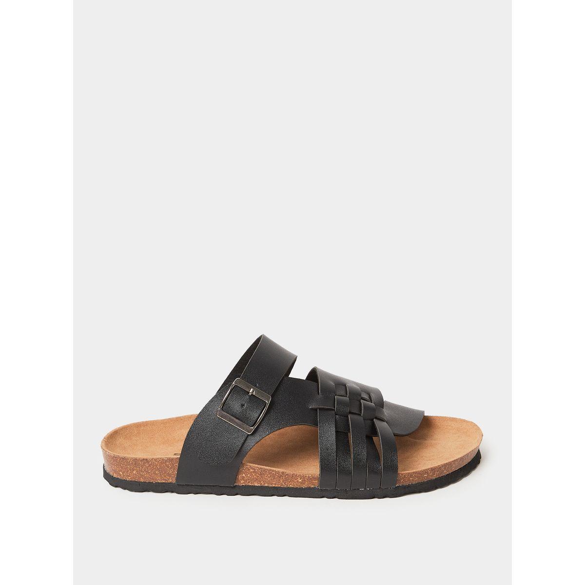 Styli Buckle Metal Pin Detail Strappy Sandals-men-shoes-sandals-image-1