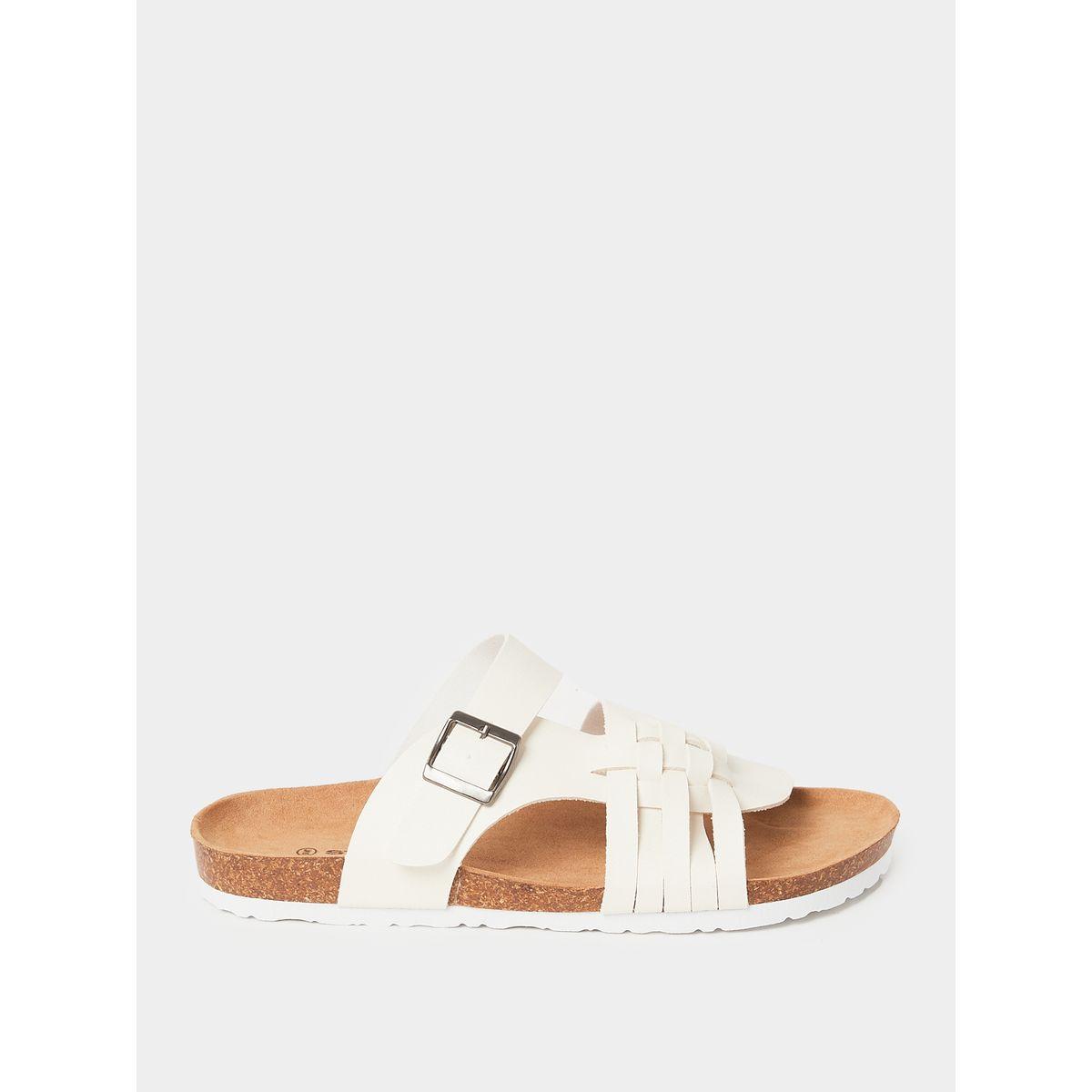 Styli Buckle Metal Pin Detail Strappy Sandals-men-shoes-sandals-image-1