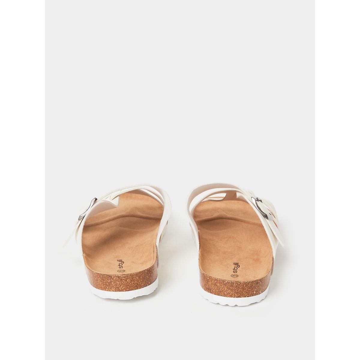 Styli Buckle Metal Pin Detail Strappy Sandals-men-shoes-sandals-image-3