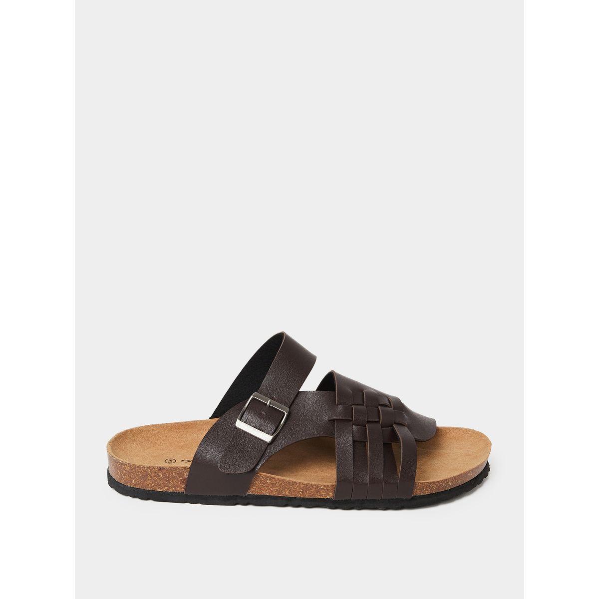 Styli Buckle Metal Pin Detail Strappy Sandals-men-shoes-sandals-image-1
