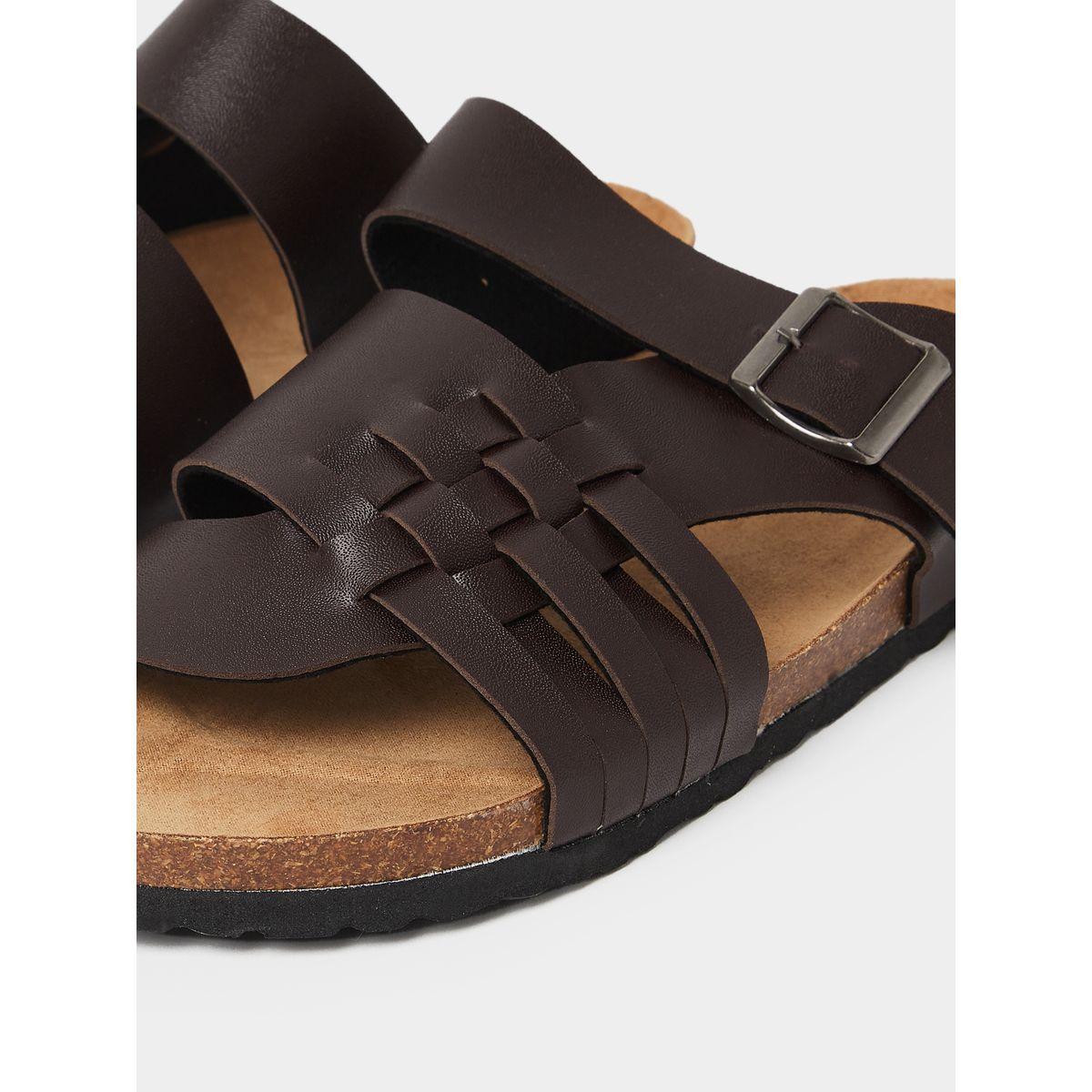 Styli Buckle Metal Pin Detail Strappy Sandals-men-shoes-sandals-image-4