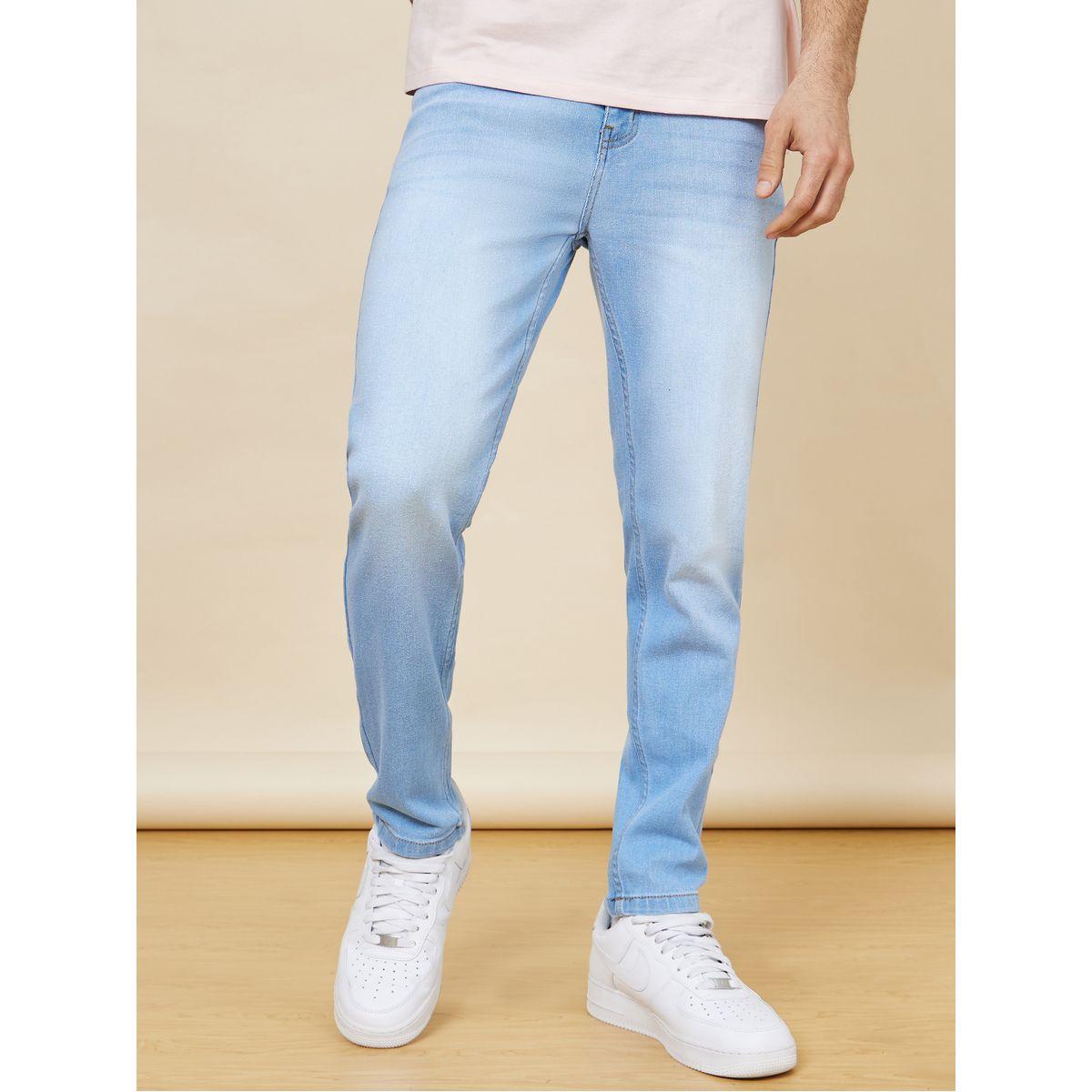 Styli Slim Fit Stretch Cotton Light Washed Jeans-men-clothing-bottoms-jeans-image-1