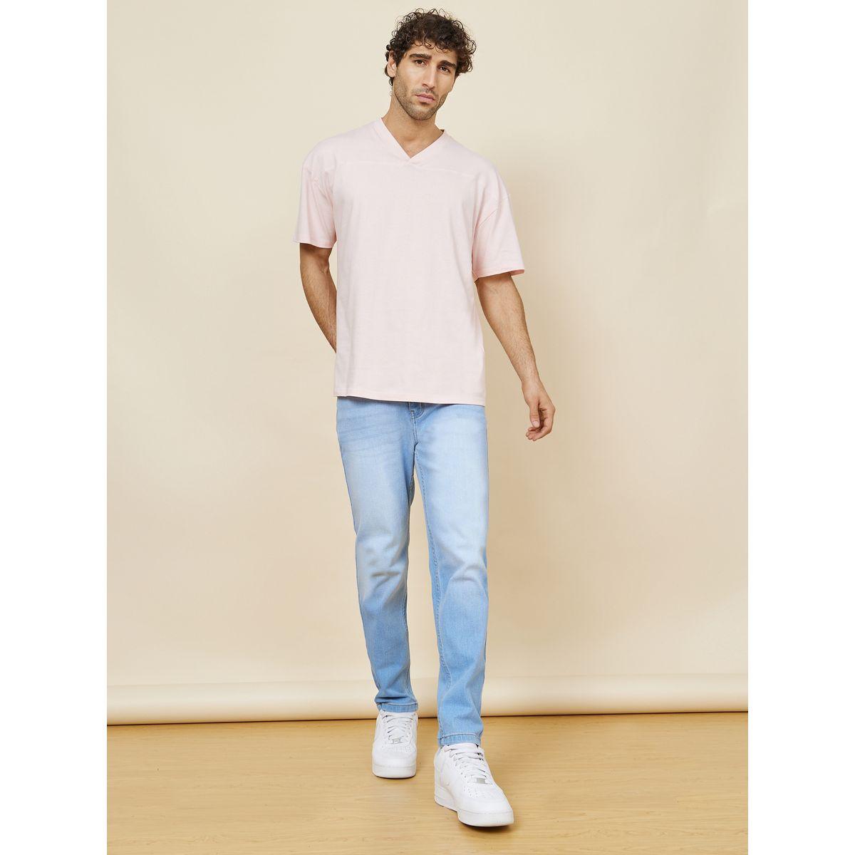 Styli Slim Fit Stretch Cotton Light Washed Jeans-men-clothing-bottoms-jeans-image-2