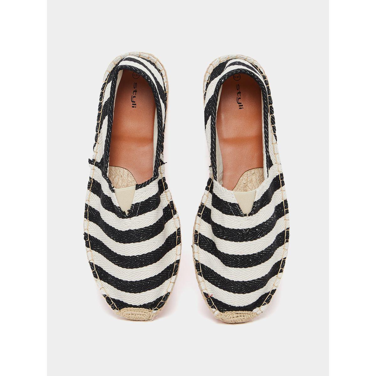 Styli Stripe Slip On Casual Espadrille-men-shoes-loafersandmoccasins-image-5