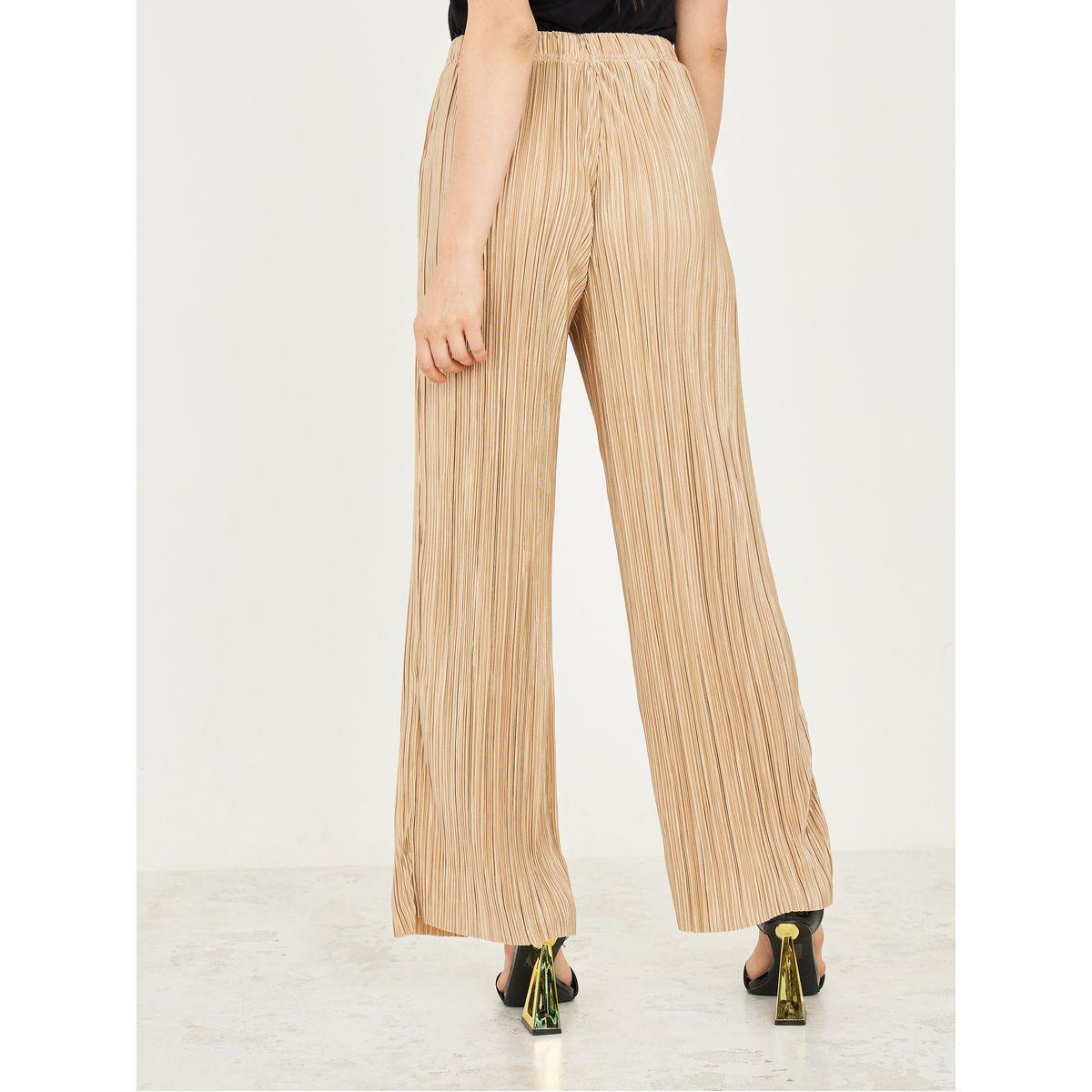 Styli Plisse Straight Leg Trousers-women-clothing-bottoms-trousers-image-4