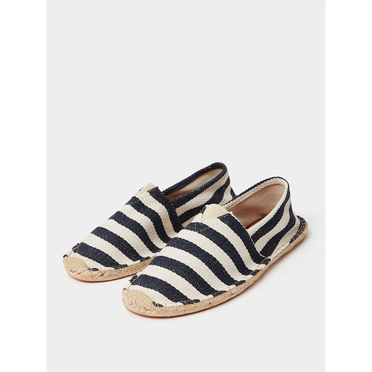 Styli Stripe Slip On Casual Espadrille-men-shoes-loafersandmoccasins-image-2