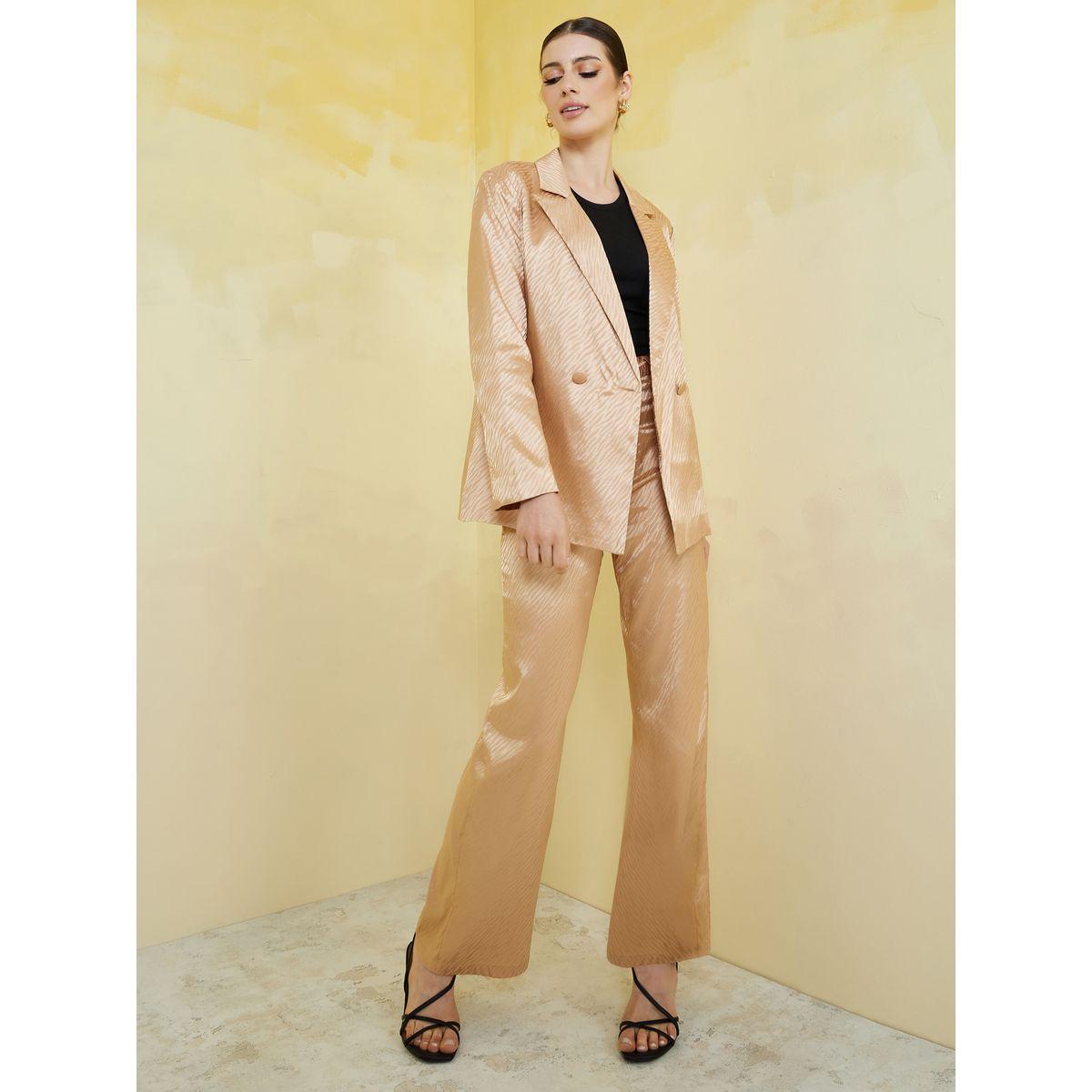 Styli Satin Jacquard Trousers-women-clothing-bottoms-trousers-image-1