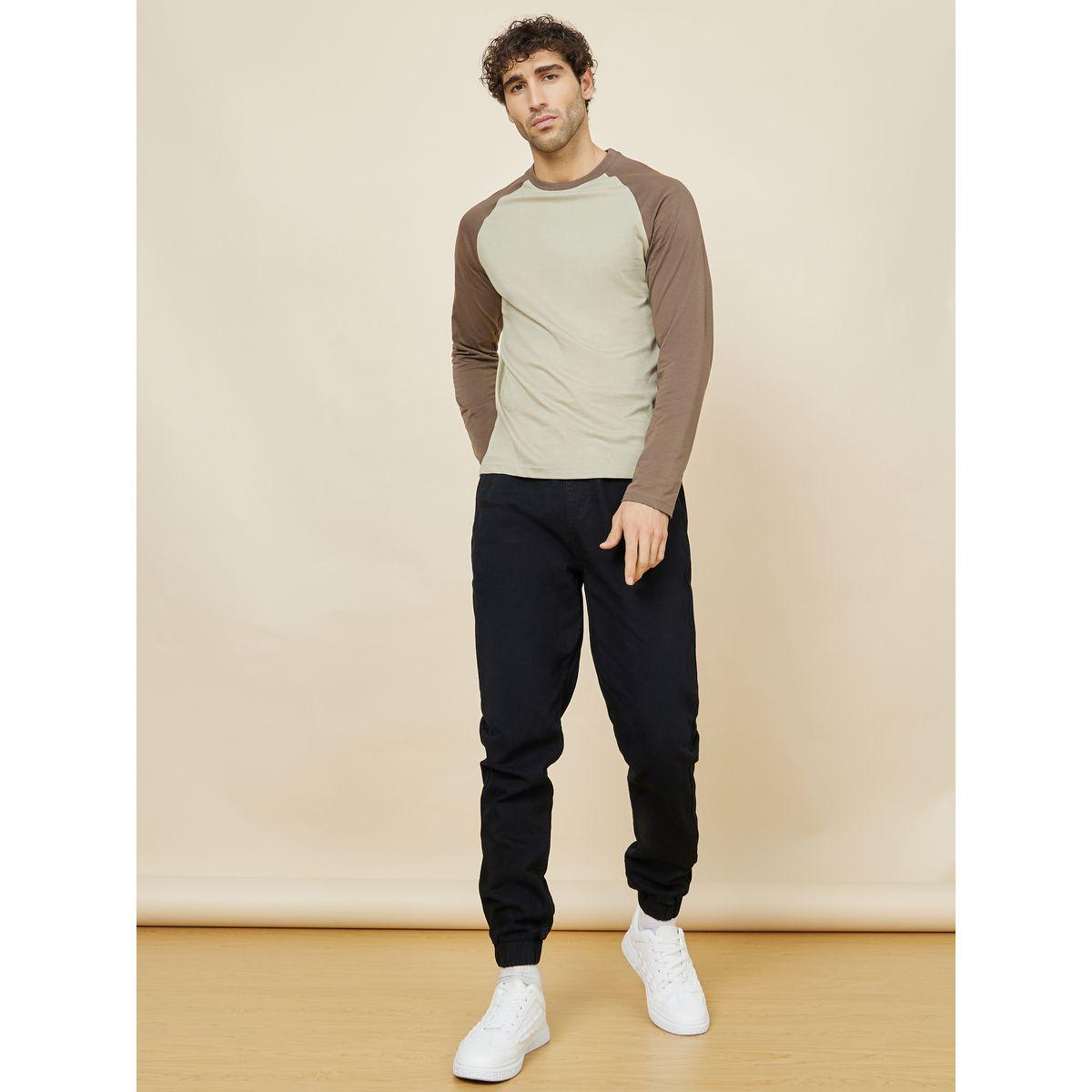 Styli Dark Wash Denim Jogger with Drawstring Waist-men-clothing-bottoms-jeans-image-1